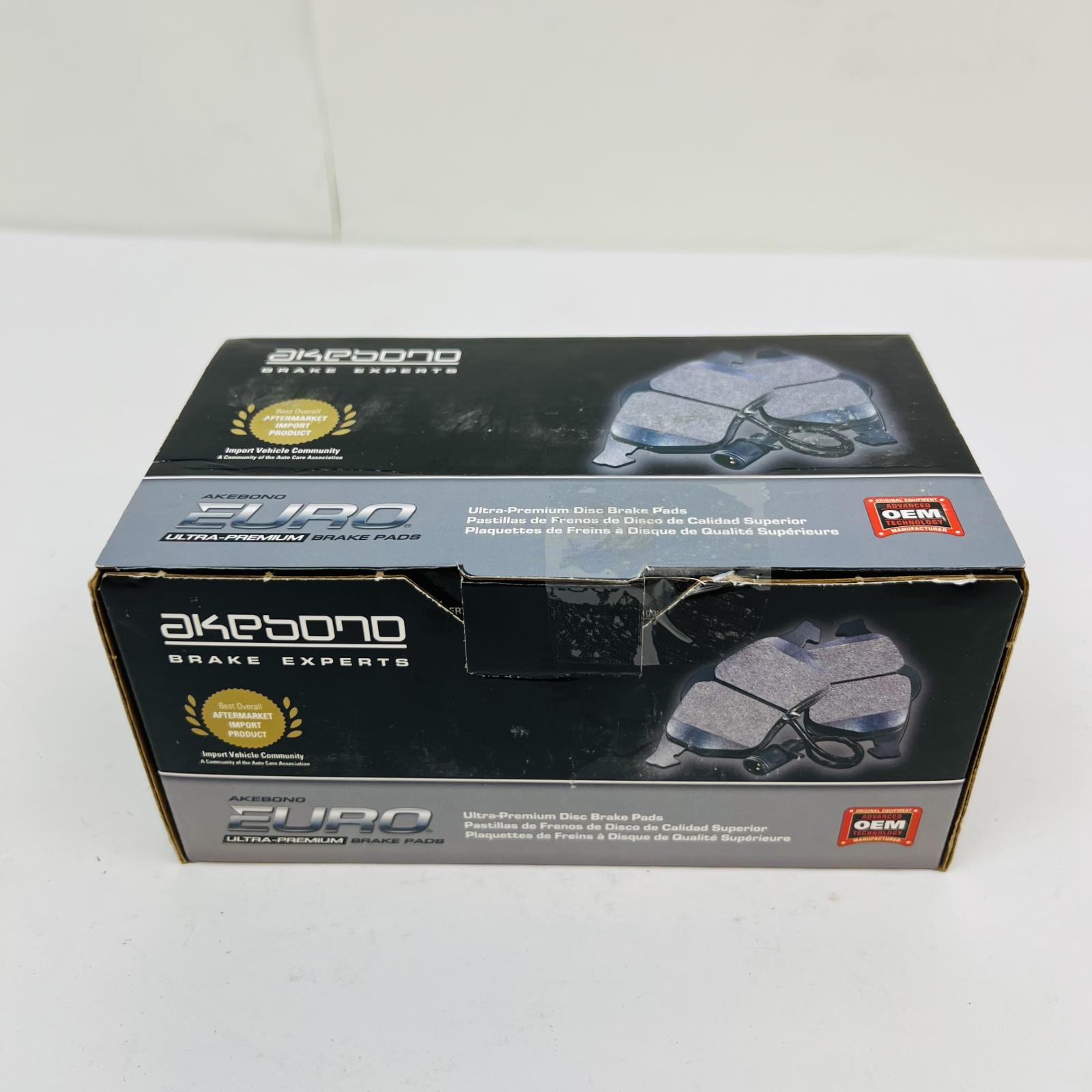 Akebono EUR603 Euro Ceramic Brake Pads Front OEM for BMW 3-Series 5-Series X3 - Photo 2