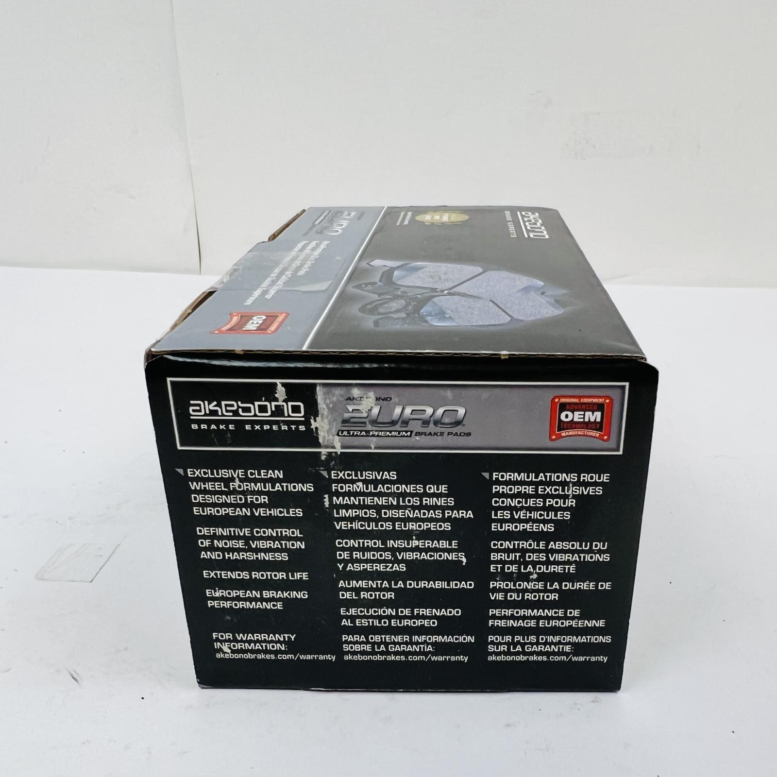 Akebono EUR603 Euro Ceramic Brake Pads Front OEM for BMW 3-Series 5-Series X3 - Photo 4