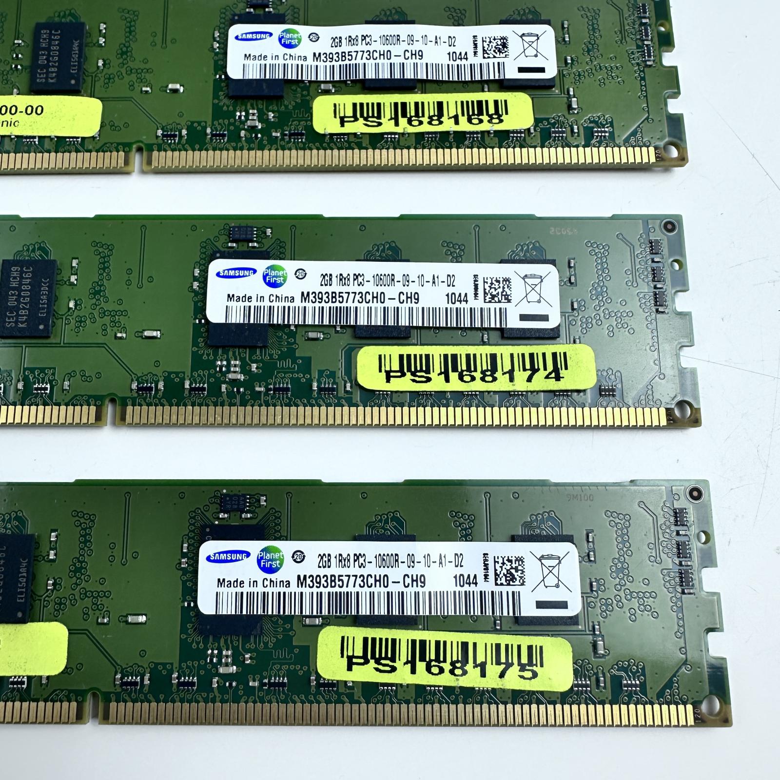 Samsung 2GB DDR3 PC3-10600R ECC Registered Server Memory Lot of 7 - Photo 13
