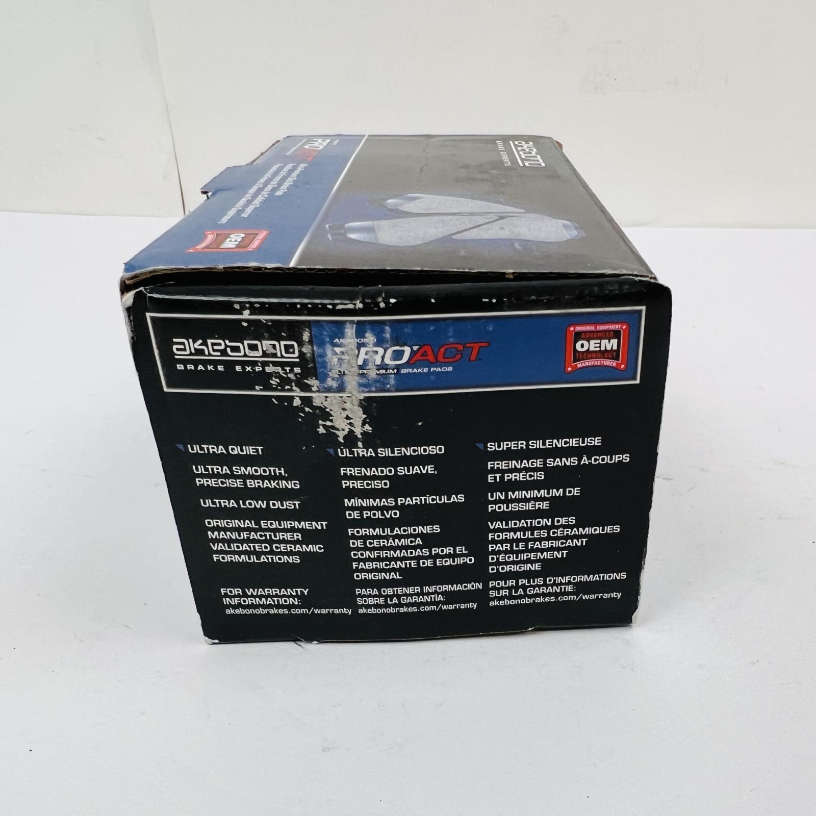 Akebono ACT465D Ceramic Brake Pads Front ProACT OEM for Acura Honda - Photo 7