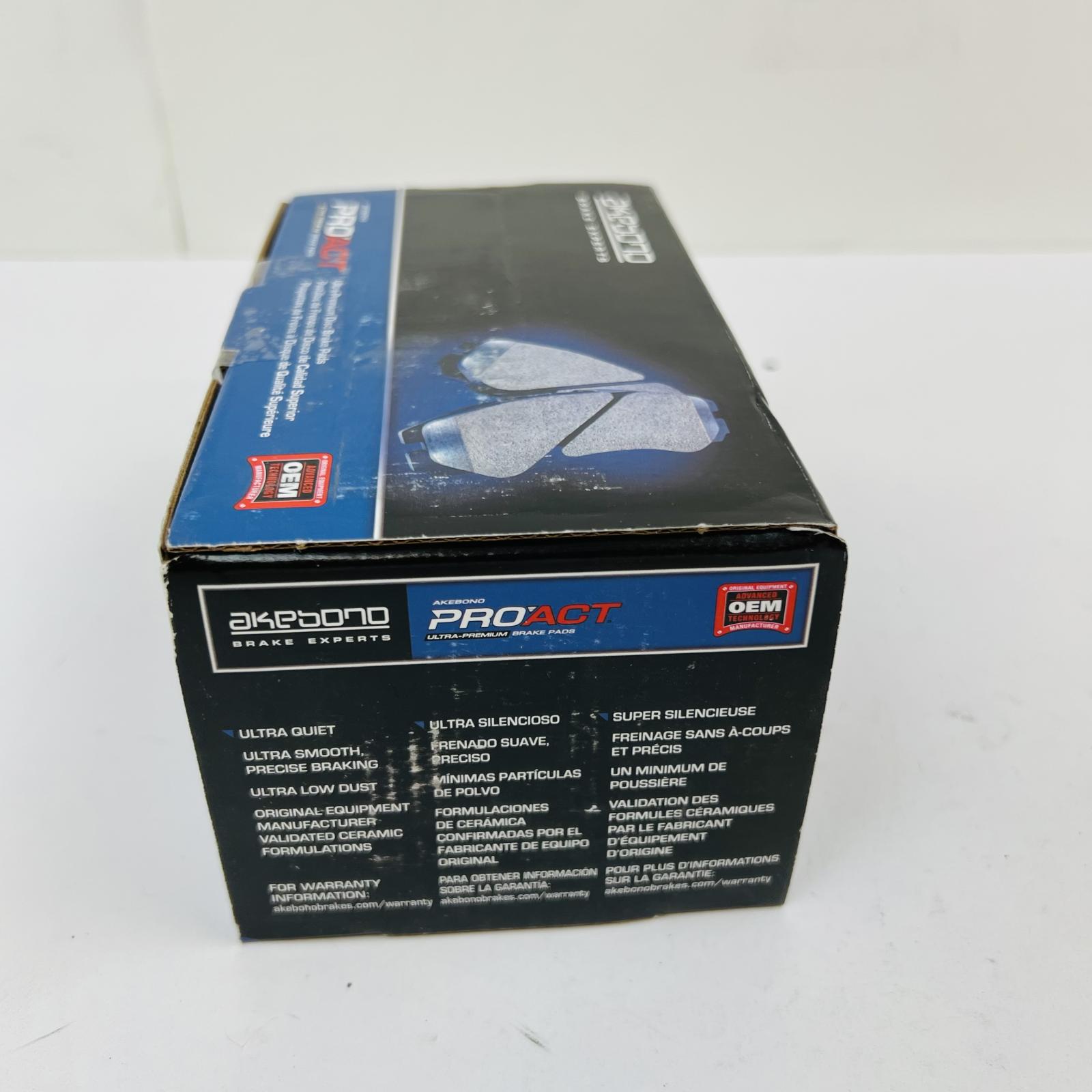 Akebono ACT865A Ceramic Brake Pads Front ProACT OEM for Toyota Lexus Scion - Photo 5