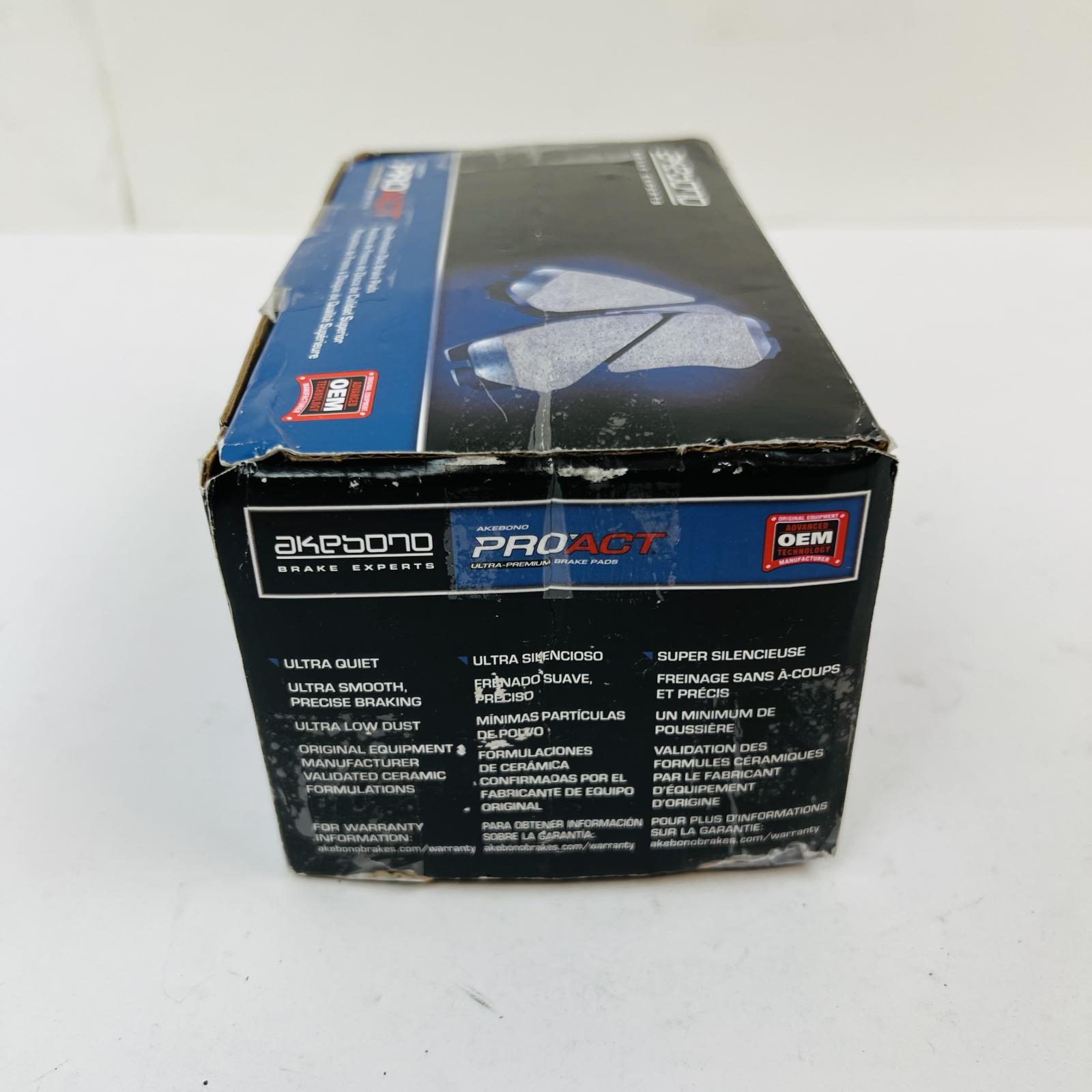 Akebono ACT1397A Ceramic Brake Pads Front ProACT OEM for Toyota Lexus - Photo 6