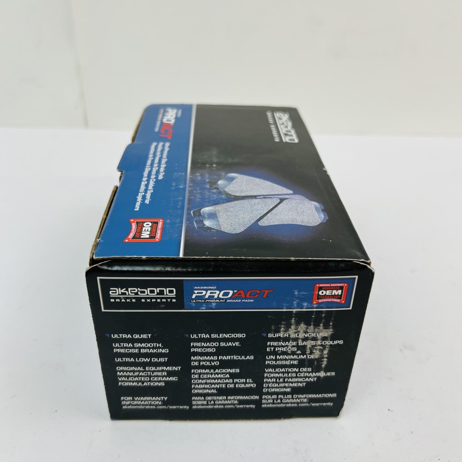 Akebono ACT1347 Ceramic Brake Pads Front ProACT OEM for Toyota Lexus - Photo 6