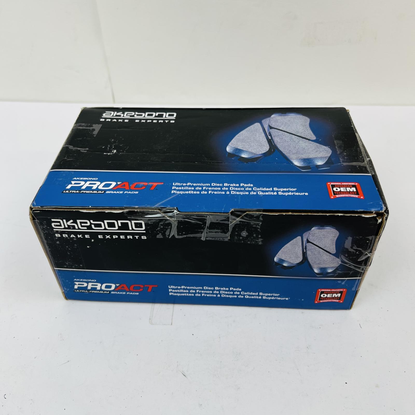 Akebono ACT642 Ceramic Brake Pads Front ProACT OEM for Honda Civic CRX Del Sol - Photo 2