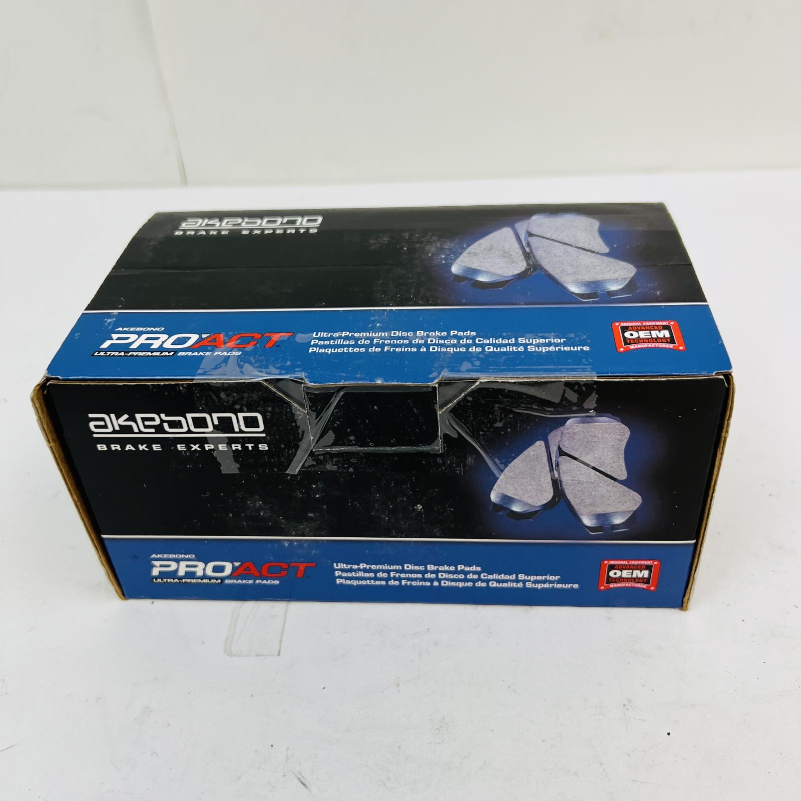 Akebono ACT1100 Ceramic Brake Pads Front ProACT OEM for Toyota Corolla Matrix - Photo 2