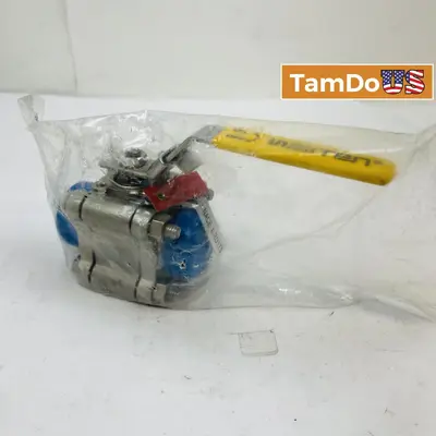 Warren Ball Valve 366FRG CF8M 316SS, RPTFE Seat, 1/2" NPT, Graphite Seal, New at Hydraulics, Pneumatics & Plumbing in new condition