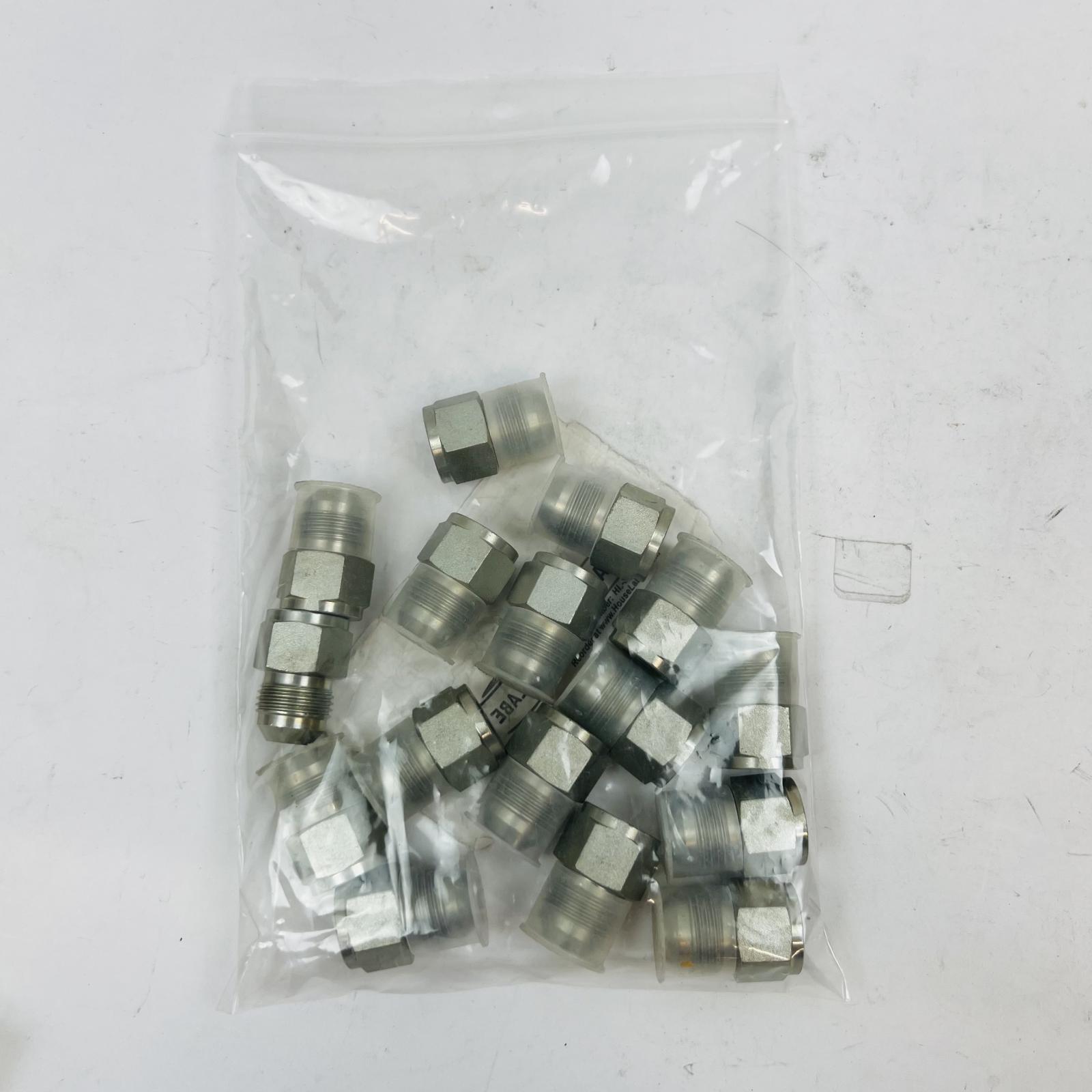 Lot of 16 DMI 2406-04-08 Hydraulic Straight Reducer Fitting - Photo 3