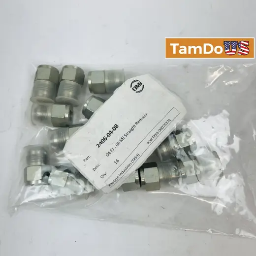 Lot of 16 DMI 2406-04-08 Hydraulic Straight Reducer Fitting at TamDoUS Taylorsville