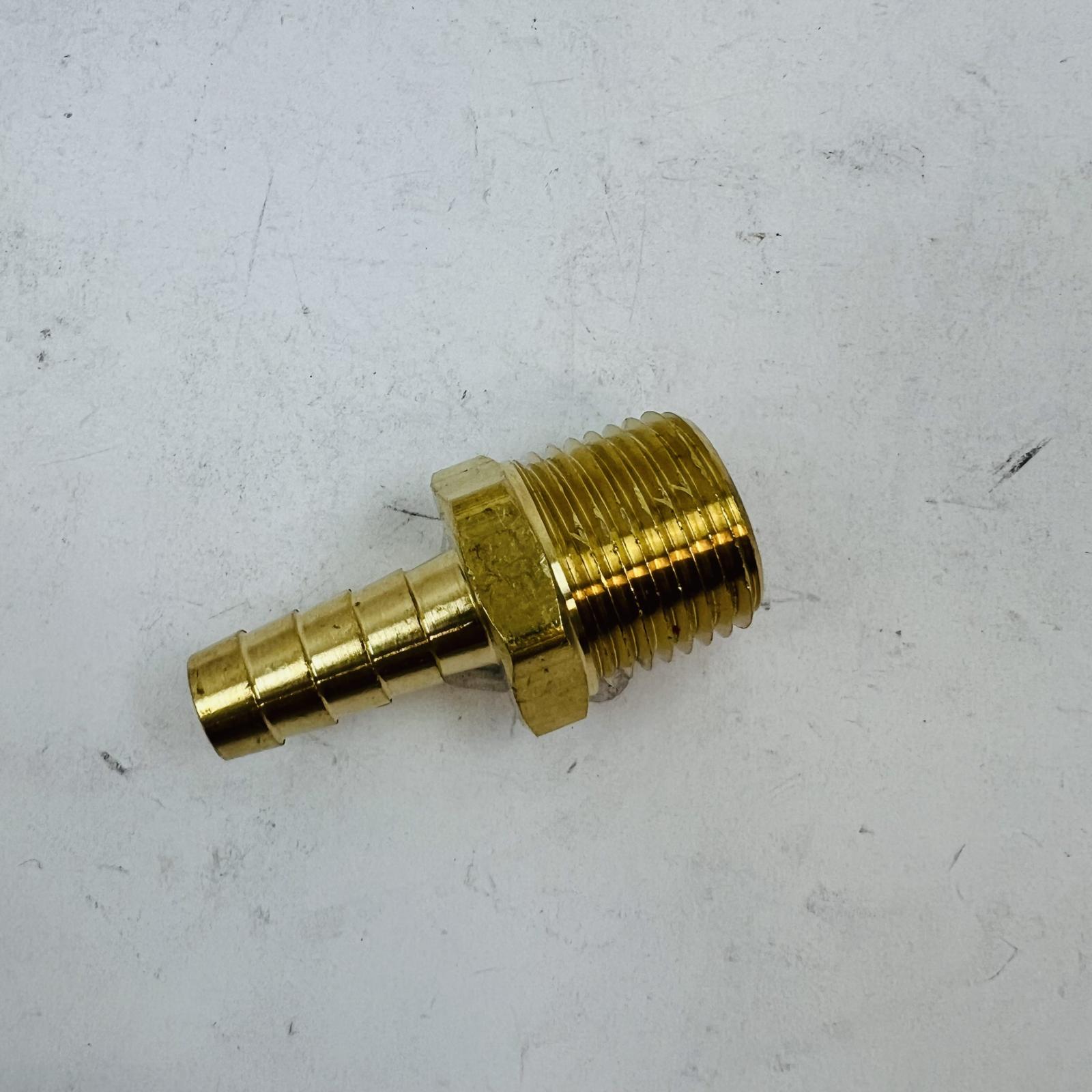 Lot of 25 Brass Hose Barb Fittings 1/2" NPT x 3/8" Barb Male Adapter - Photo 6