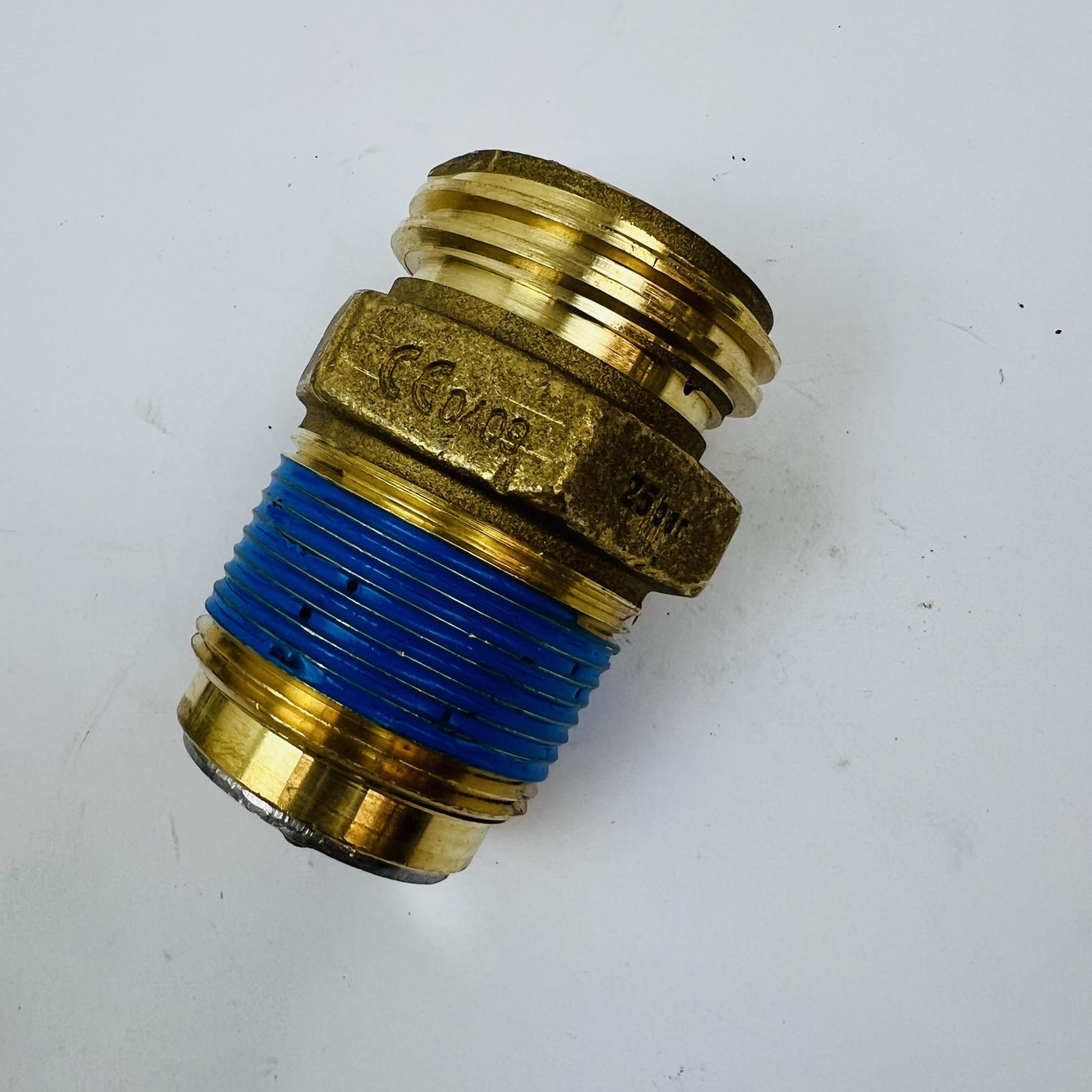 Lot of 2 Brass Cable Gland 661232 Y20-25 Explosion-Proof Threaded Fitting - Photo 6