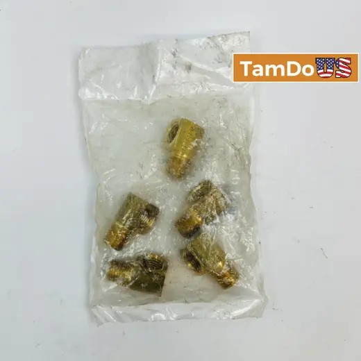 Lot of 5 Brass 1/4" 90° Street Elbow Pipe Fittings at TamDoUS Taylorsville
