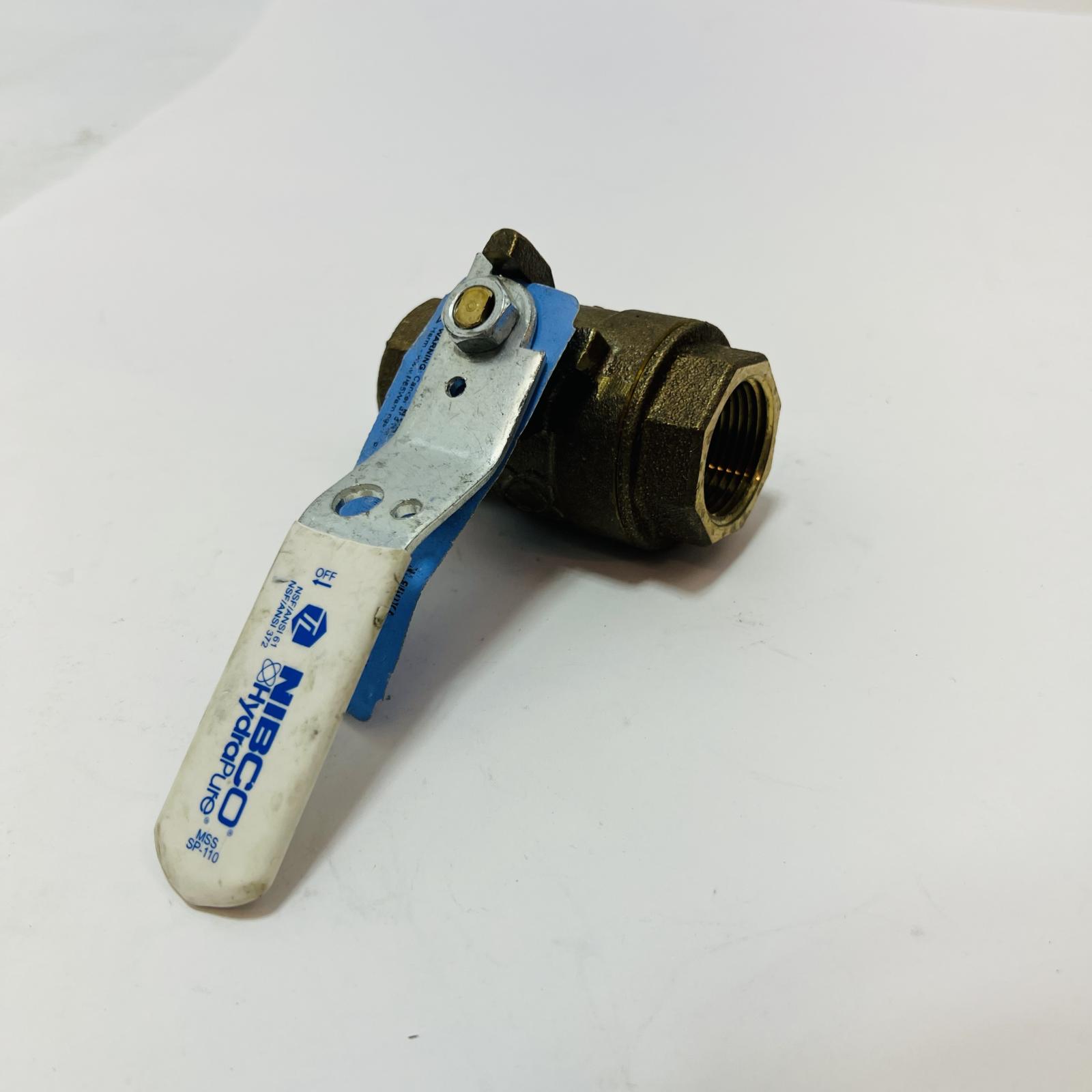 Nibco 1" Brass Ball Valve 600 CWP Hydropure MSS SP-110 - Photo 4
