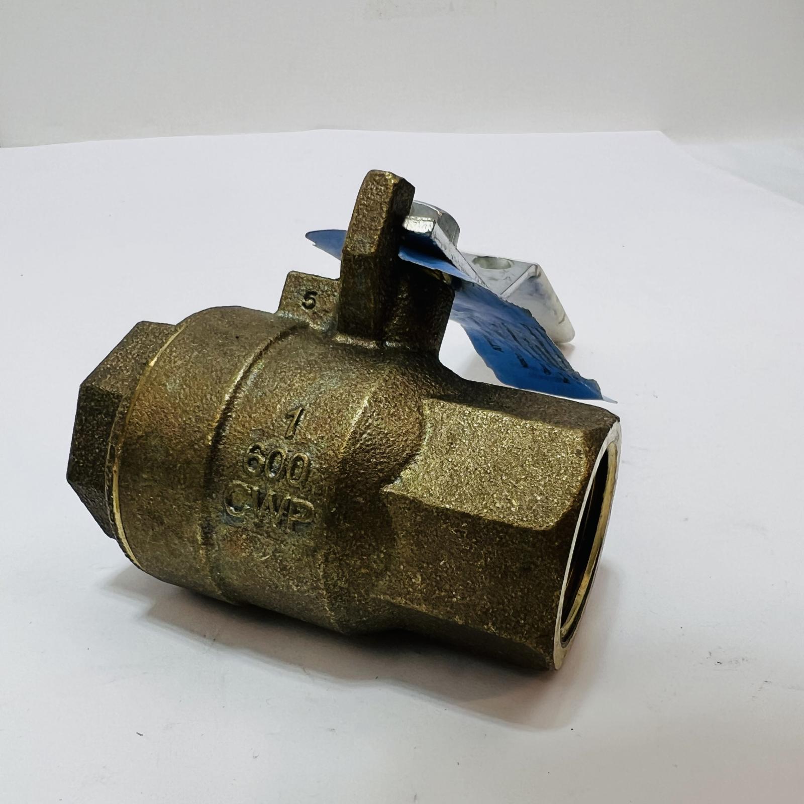 Nibco 1" Brass Ball Valve 600 CWP Hydropure MSS SP-110 - Photo 5