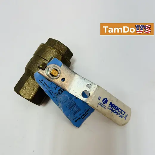 Nibco 1" Brass Ball Valve 600 CWP Hydropure MSS SP-110 at TamDoUS Taylorsville