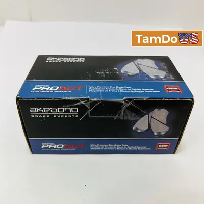 Akebono ACT1124 Ceramic Brake Pads Front ProACT OEM Compatible with Honda Acura at Car & Truck Parts & Accessories in new condition