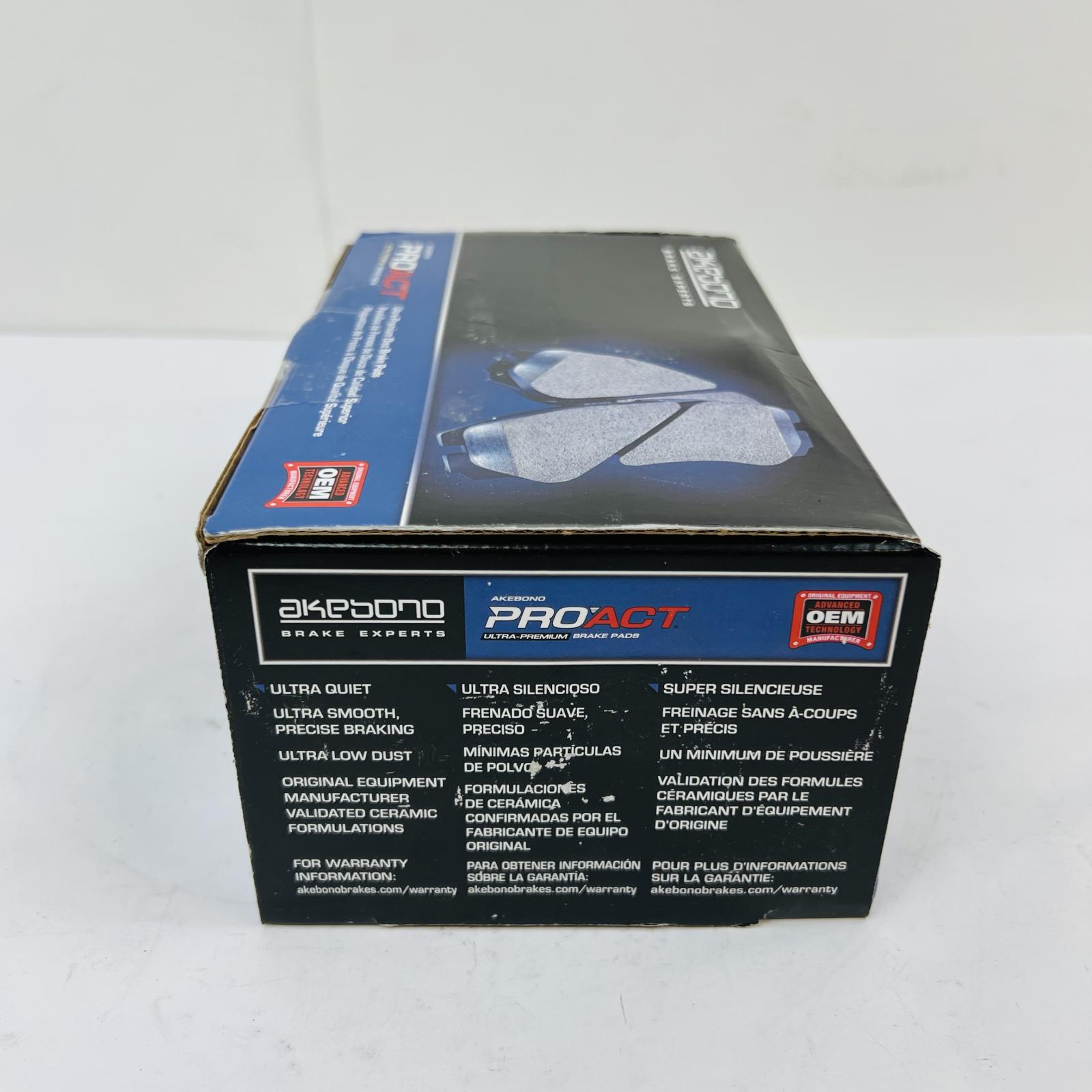 Akebono ACT1044 Ceramic Brake Pads Front ProACT OEM for Toyota Lexus Scion - Photo 6