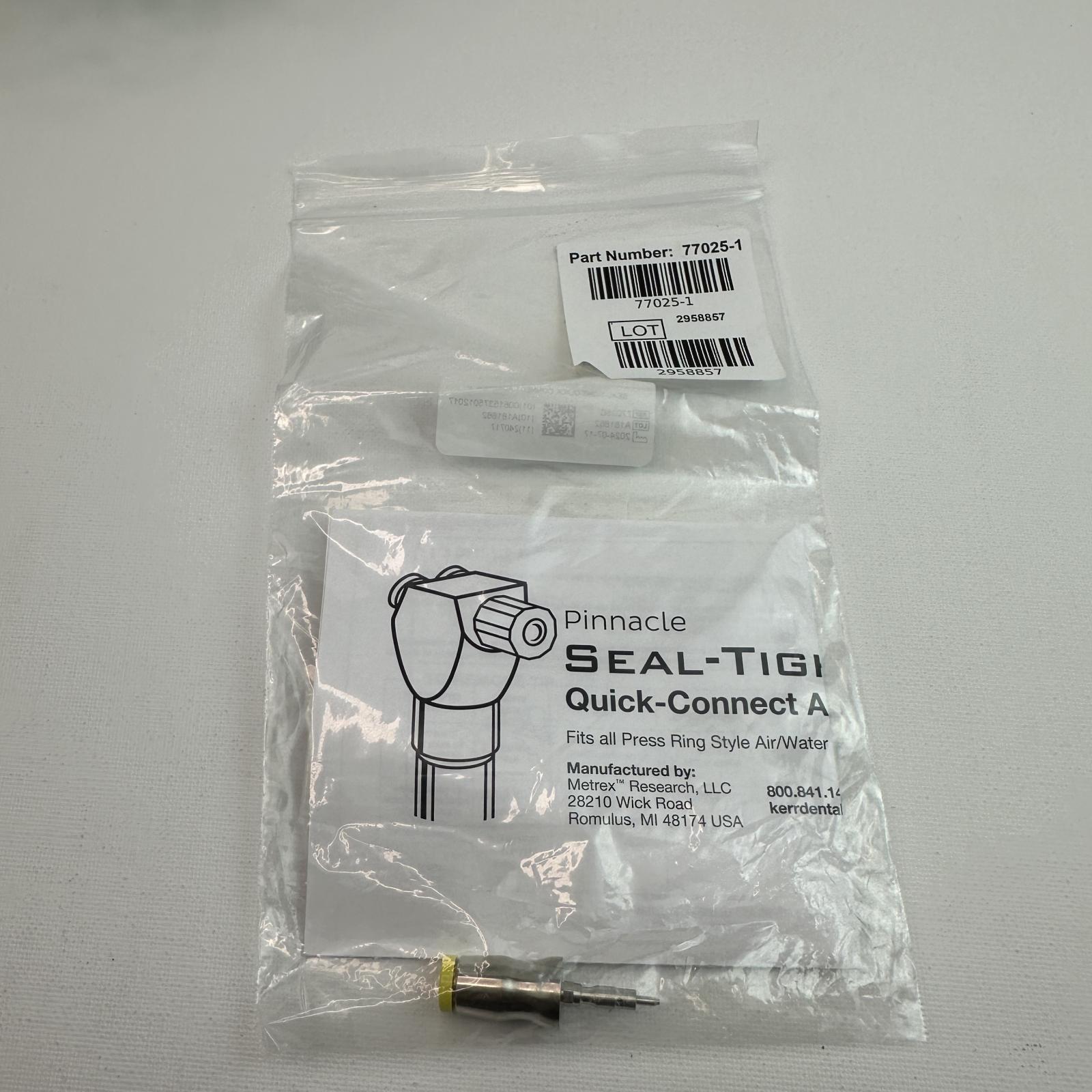 Pinnacle Seal-Tig Quick Connect Adapter 77025-1 - Photo 2