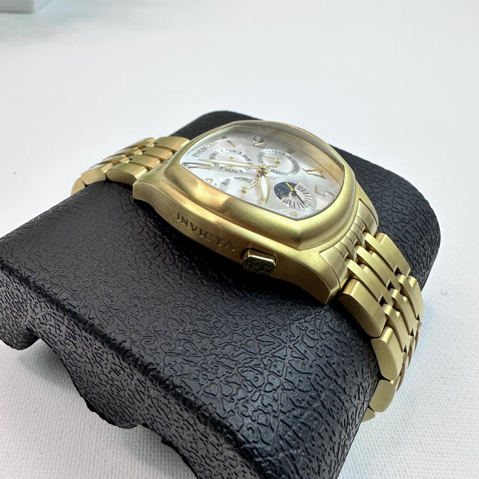 Invicta Objet D Art 37883 Men's 42mm Gold Auto Skeleton Watch Silver Dial - Photo 13