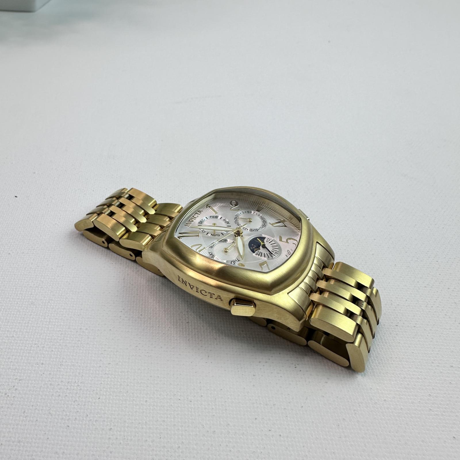 Invicta Objet D Art 37883 Men's 42mm Gold Auto Skeleton Watch Silver Dial - Photo 8