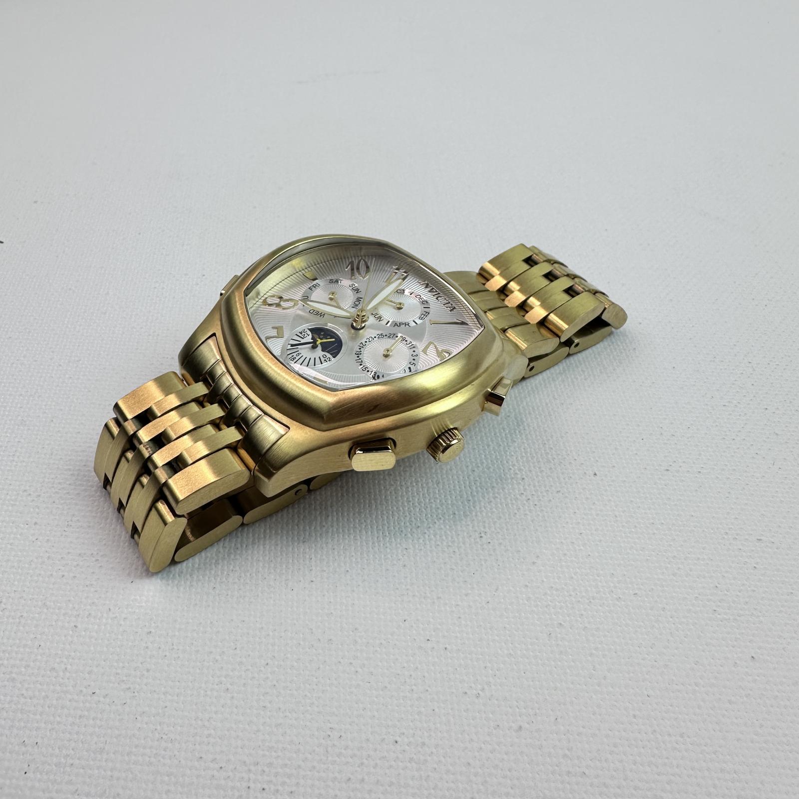 Invicta Objet D Art 37883 Men's 42mm Gold Auto Skeleton Watch Silver Dial - Photo 12