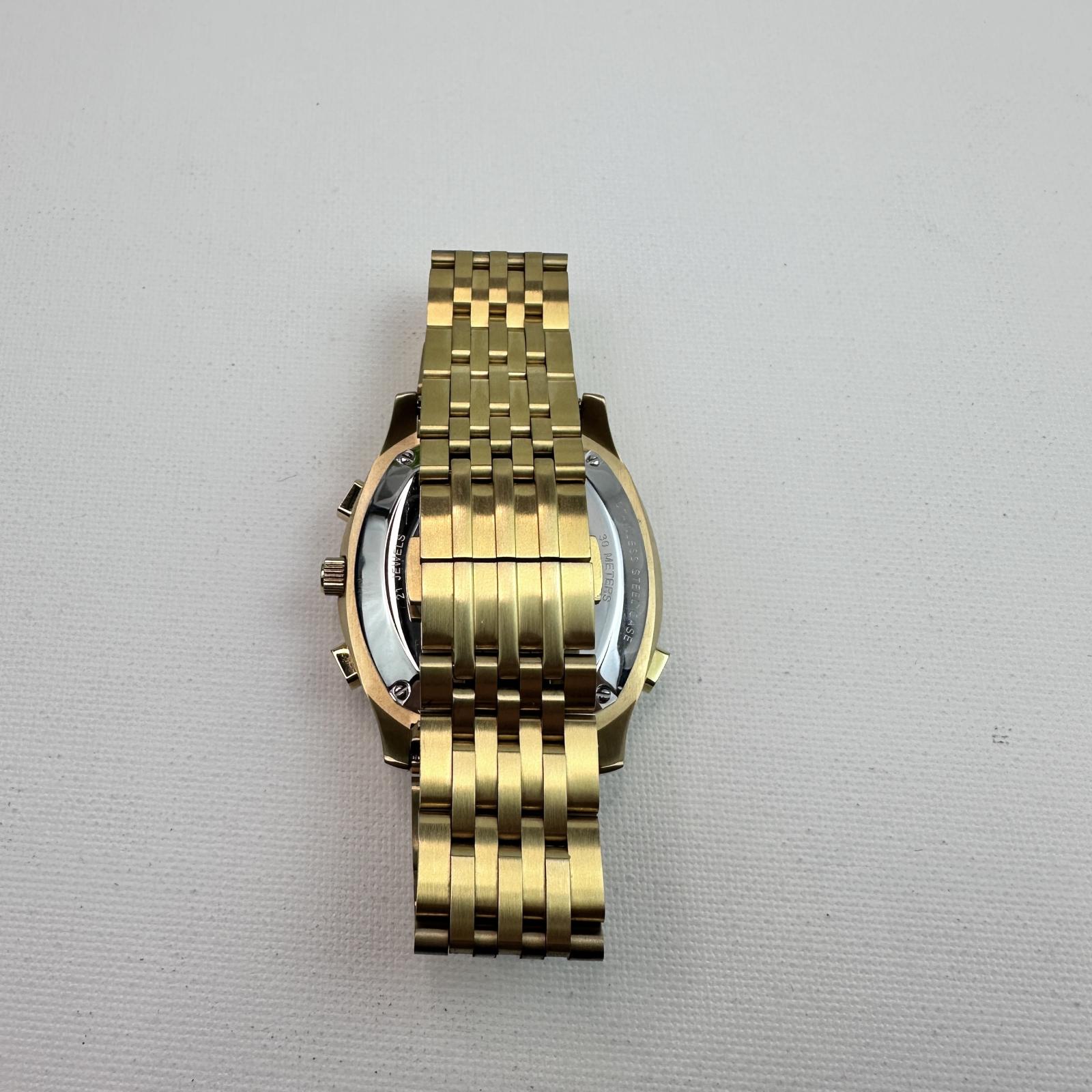 Invicta Objet D Art 37883 Men's 42mm Gold Auto Skeleton Watch Silver Dial - Photo 10