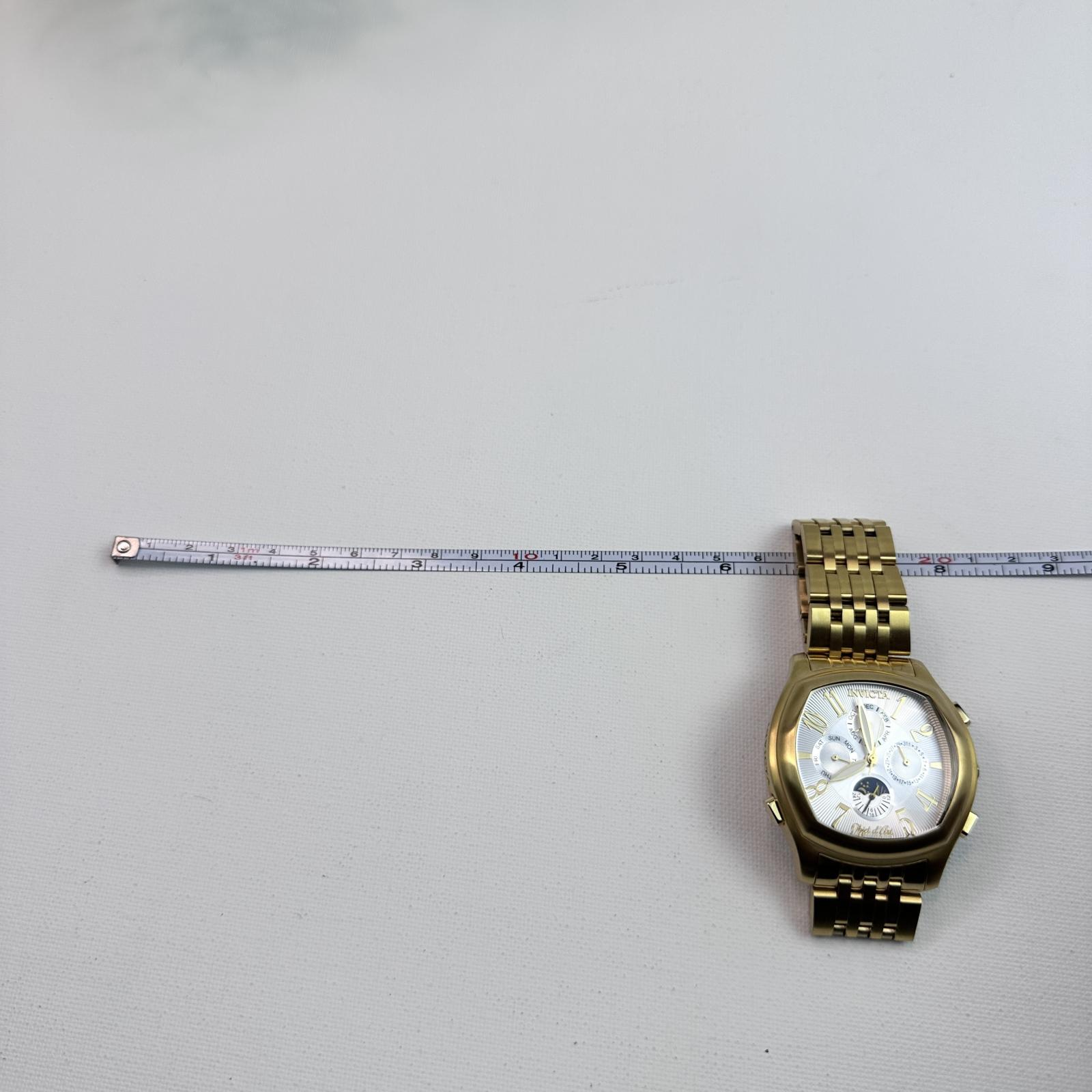 Invicta Objet D Art 37883 Men's 42mm Gold Auto Skeleton Watch Silver Dial - Photo 7