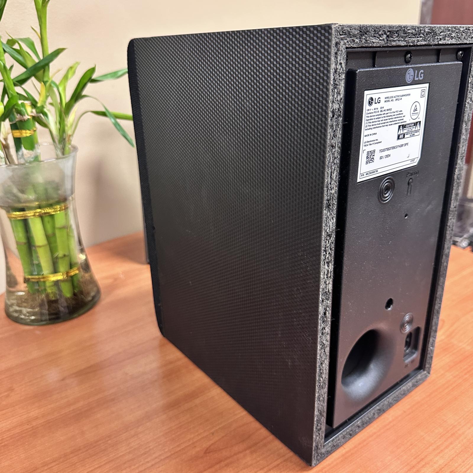 LG SPQ2-W Wireless Active Subwoofer 33W for LG SP2 / SPQ2 Soundbar - Photo 4