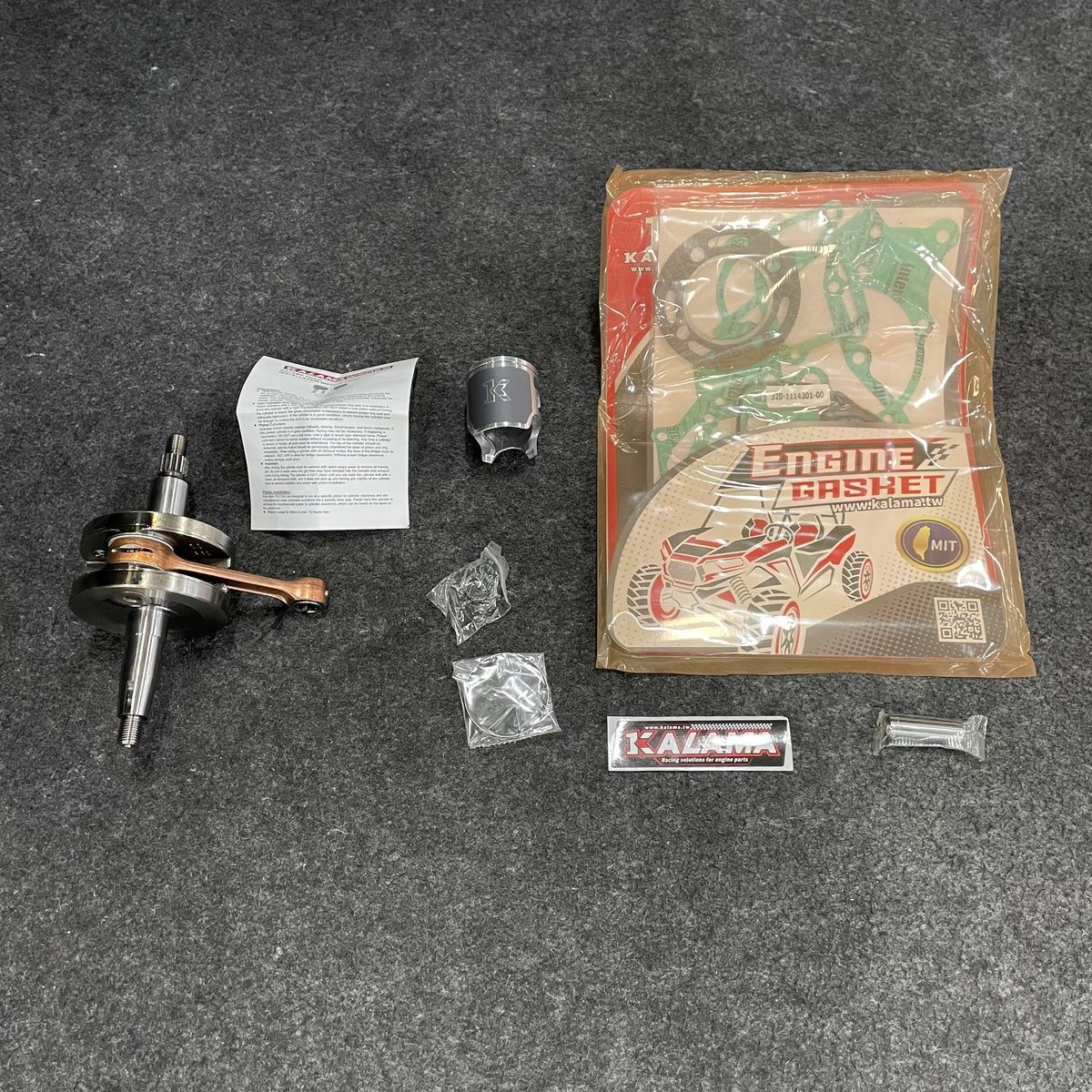 Kalama Crankshaft Assembly Kit 2-Stroke Engine Rebuild Set - Photo 2