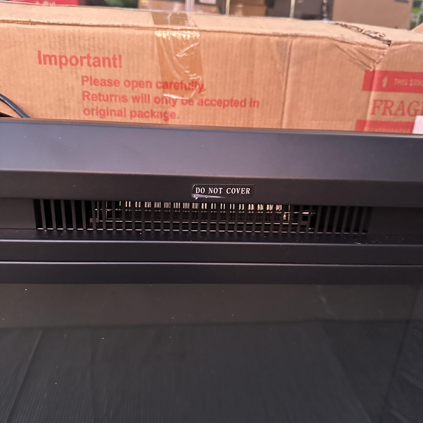 EdenDirect 30.51-in W Black Wall-Mount LED Fireplace - Photo 5