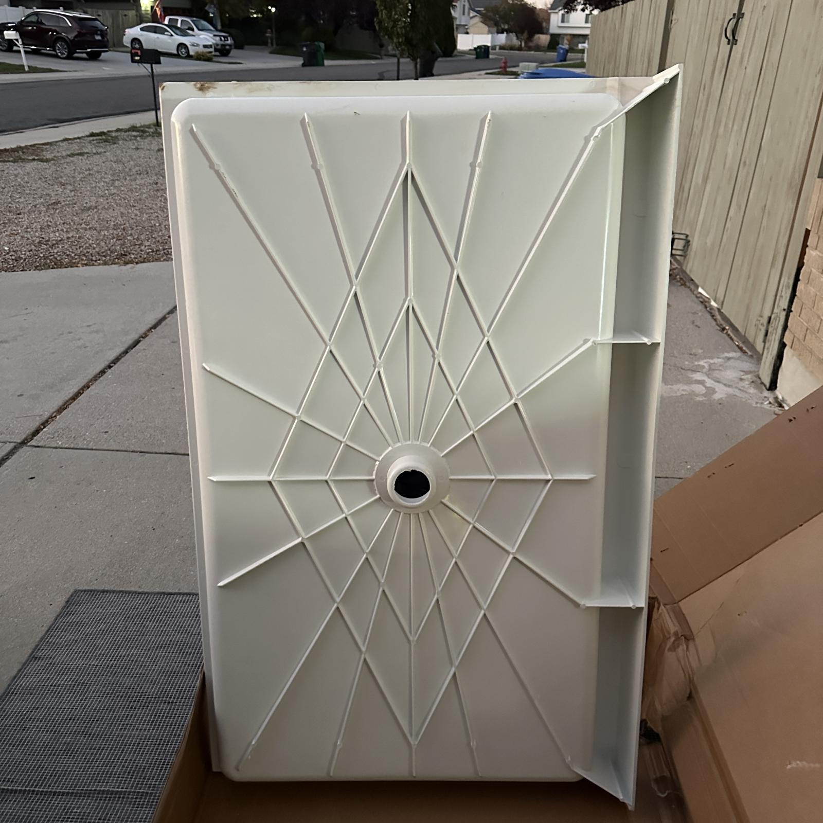 Swan FF034 Shower Base Pan 34x48 in Center Drain Solid Surface White - Photo 9