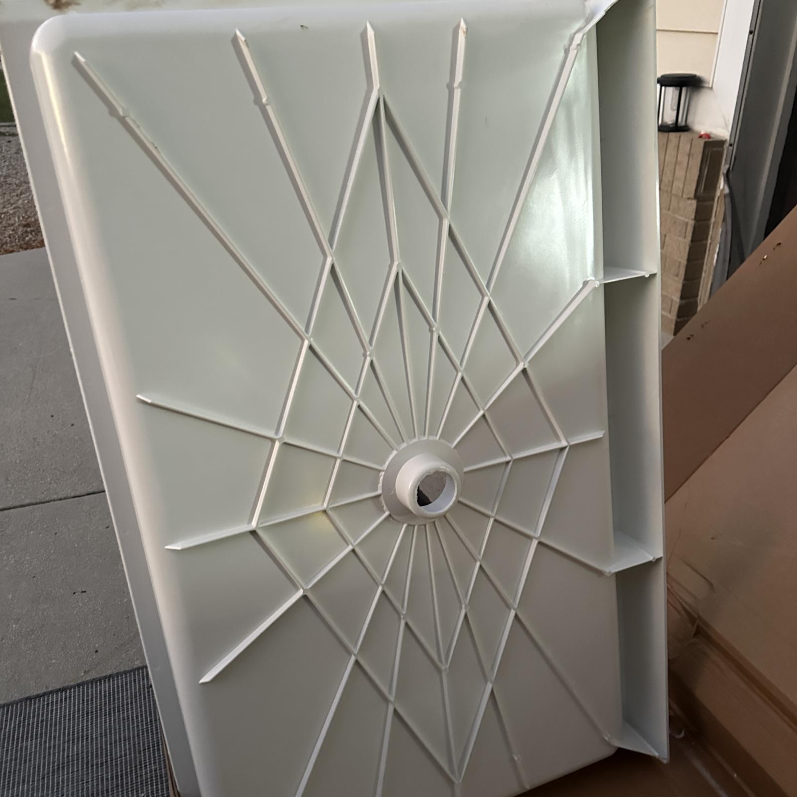 Swan FF034 Shower Base Pan 34x48 in Center Drain Solid Surface White - Photo 7