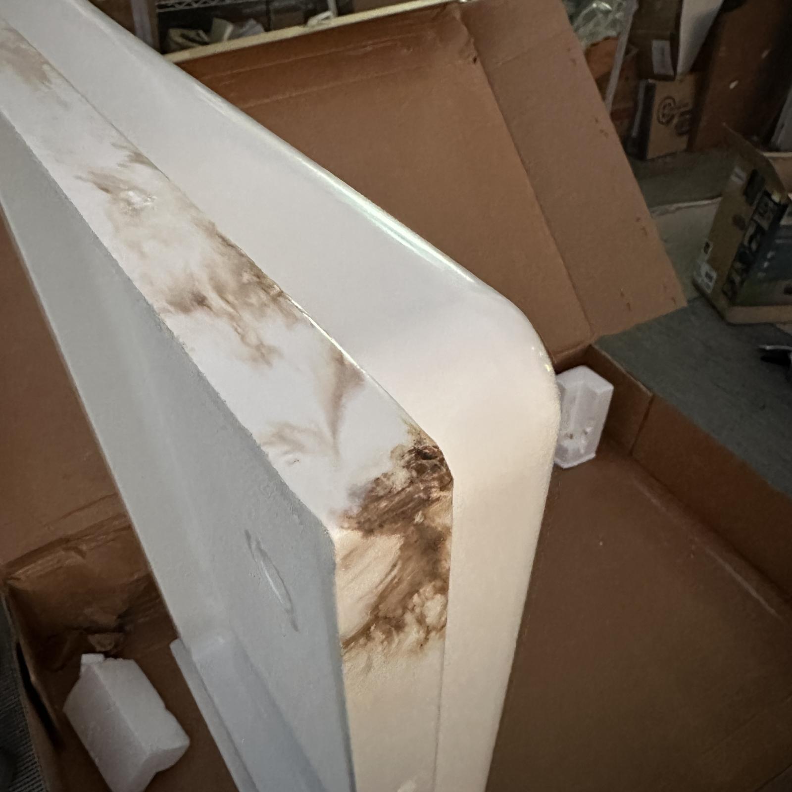 Swan FF034 Shower Base Pan 34x48 in Center Drain Solid Surface White - Photo 4