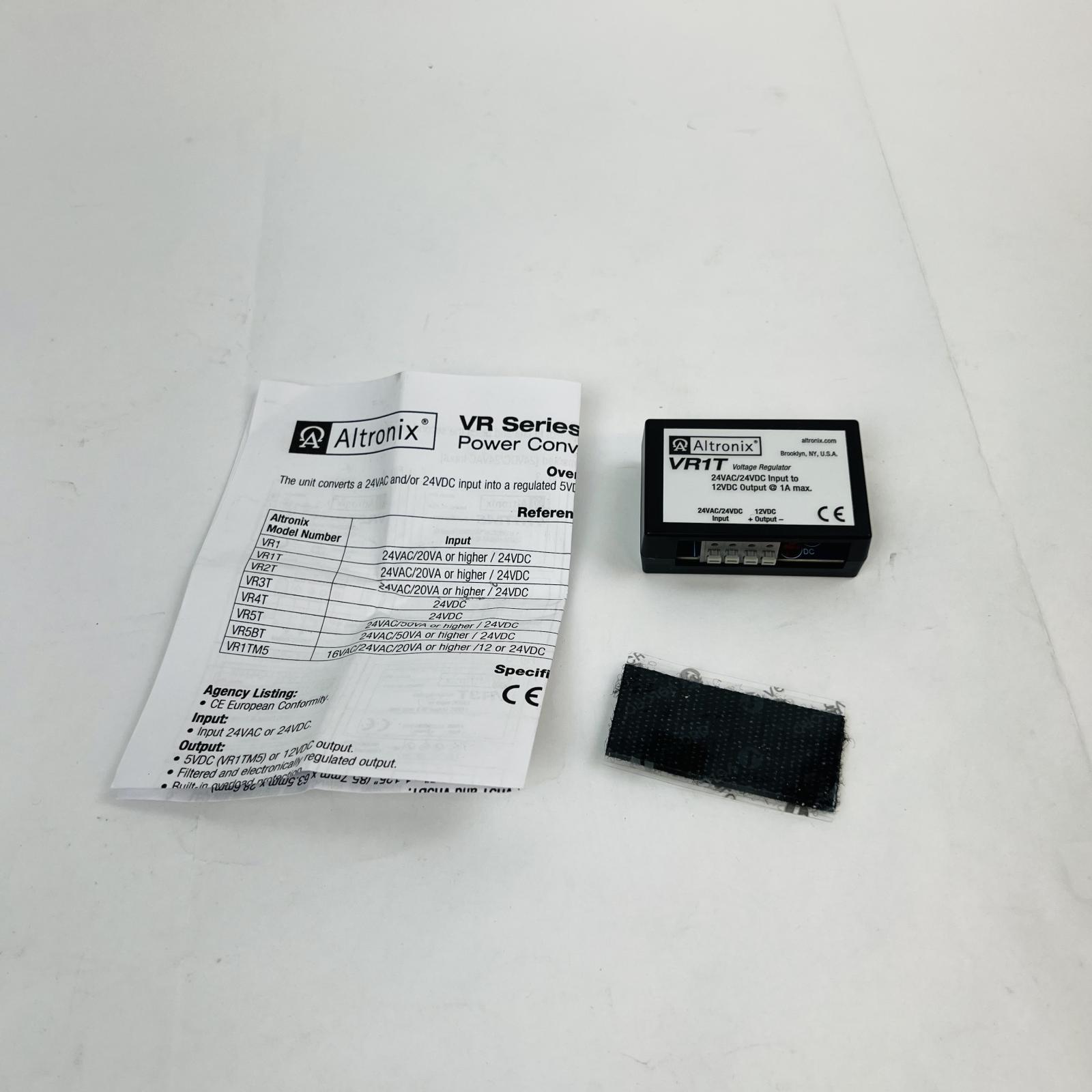 Altronix VR1T Power Conversion Module 24VAC/24VDC to 12VDC @1A - Photo 4