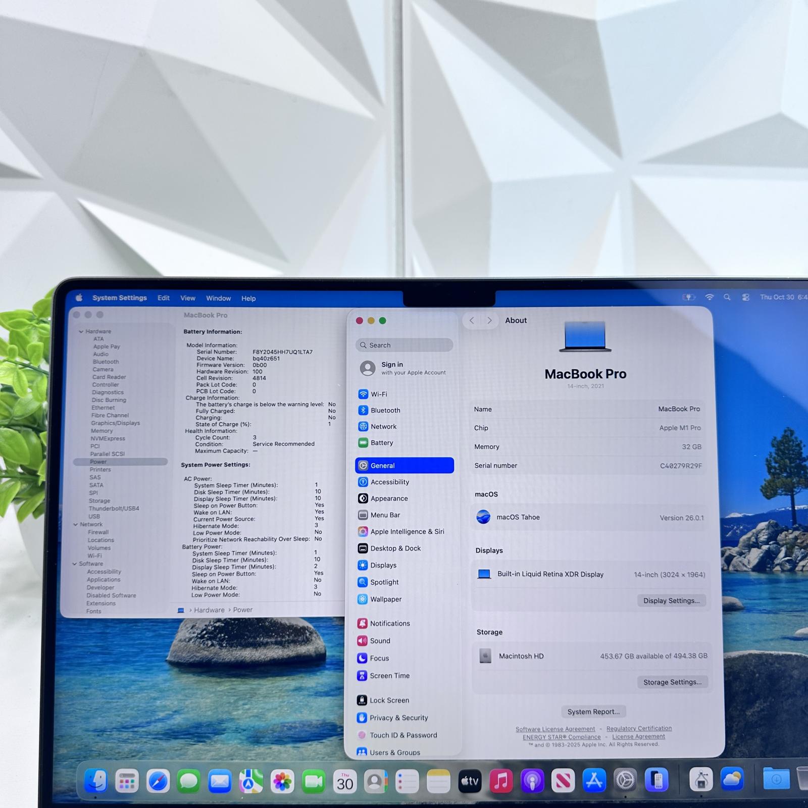 Macbook Pro (14-inch, 2021) M1 Pro, 16-Core GPU, 32GB, 512GB SSD - Photo 3