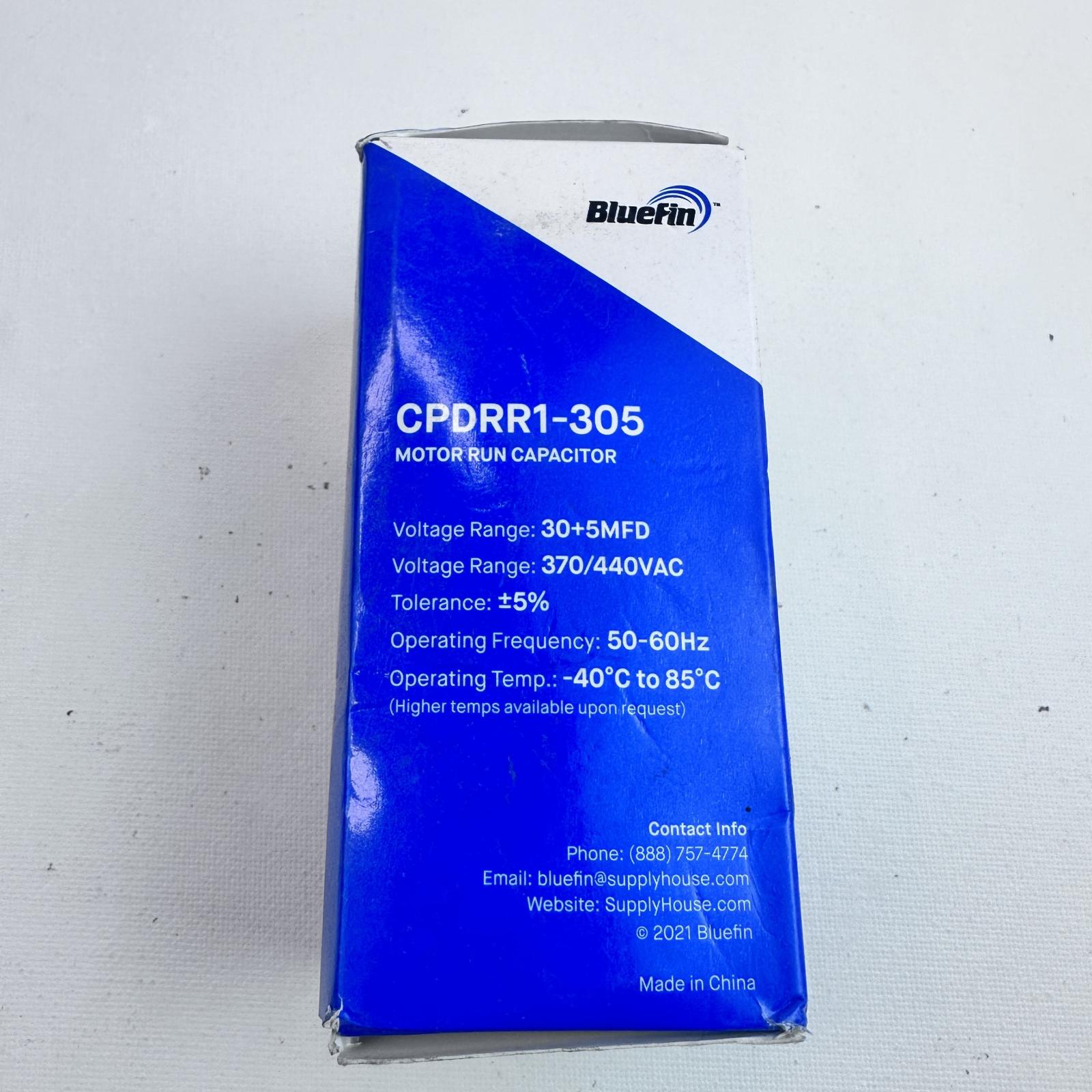 BlueFin CPDRR1-305 Capacitor 30/5 µF ±5%, 370/440V AC - Photo 7