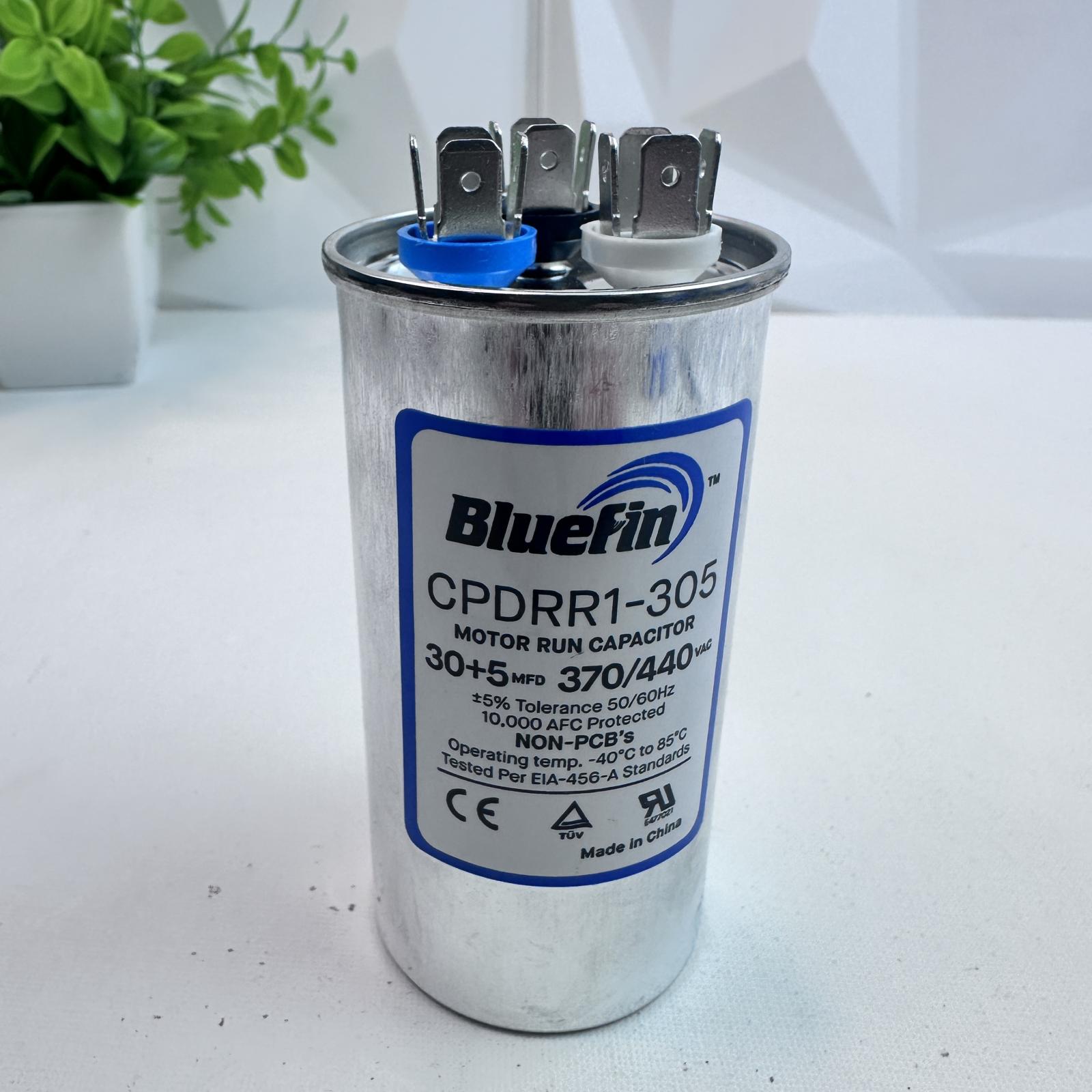 BlueFin CPDRR1-305 Capacitor 30/5 µF ±5%, 370/440V AC - Photo 2