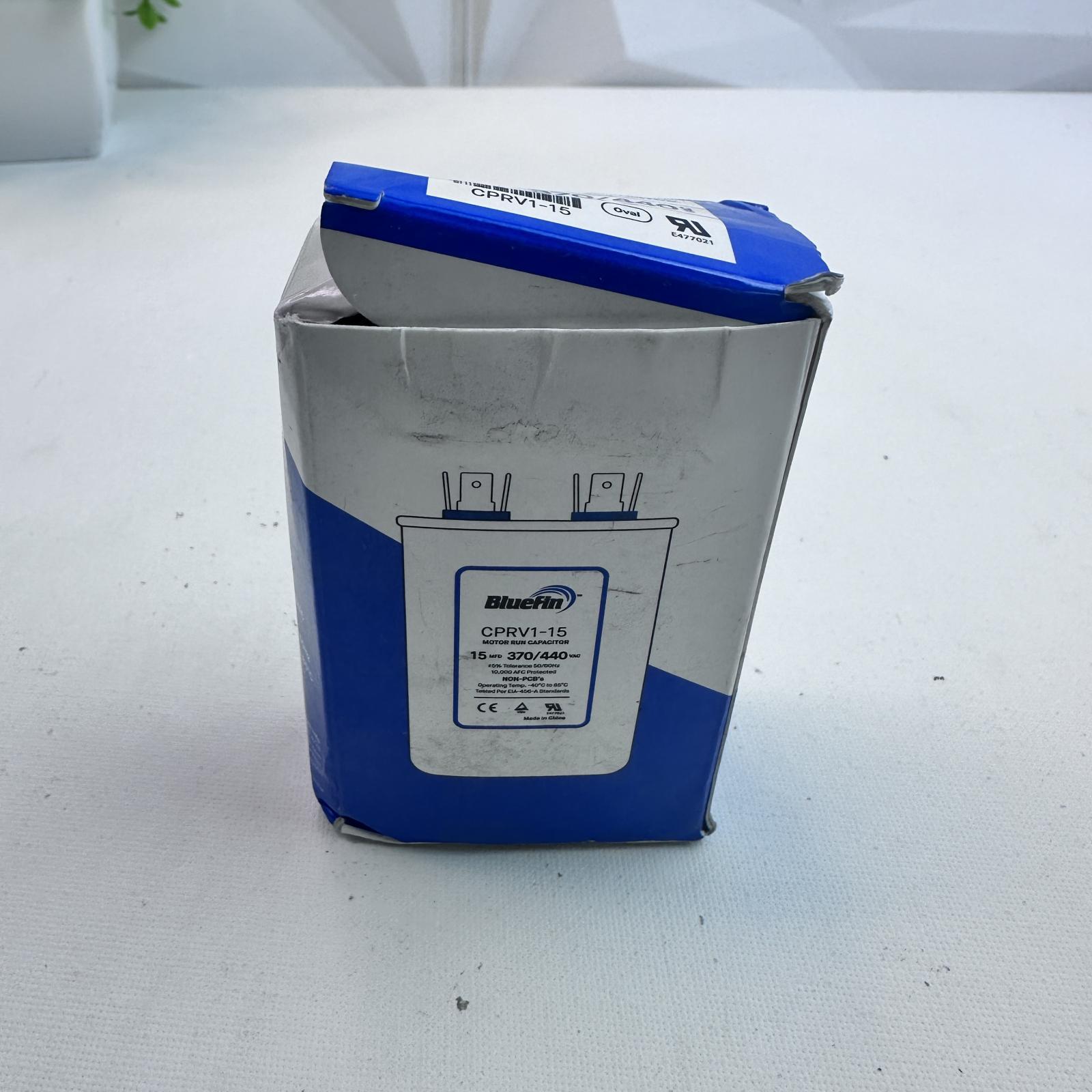 BlueFin CPRV1-15 Capacitor 15 µF ±5%, 370/440V AC Motor Run - Photo 4