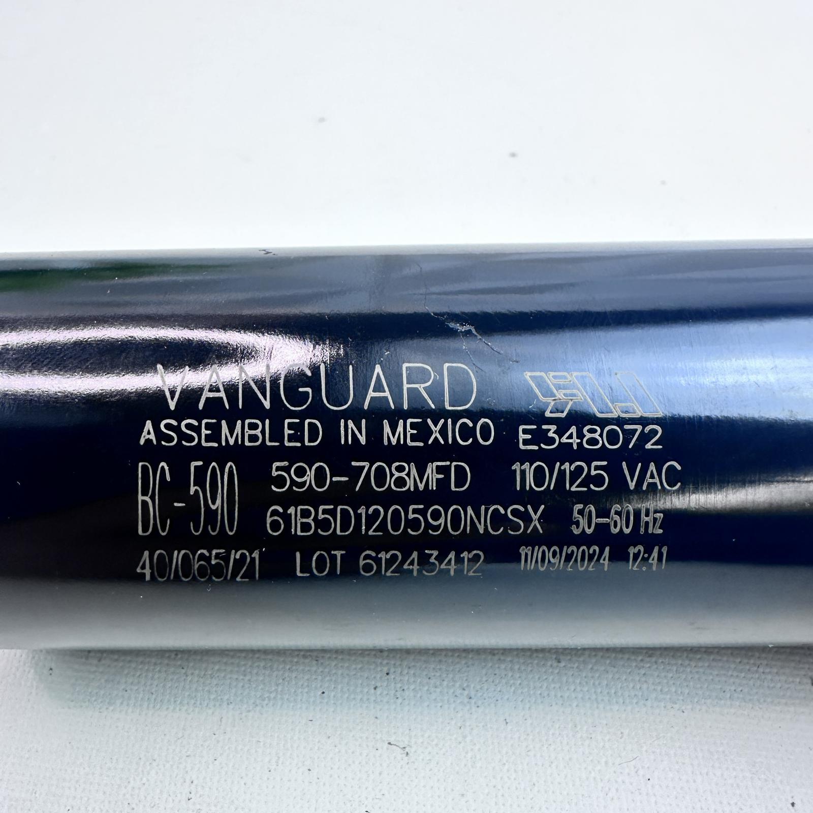 Vanguard BC-590 Start Capacitor, 590–708 µF, 110/125V AC - Photo 6
