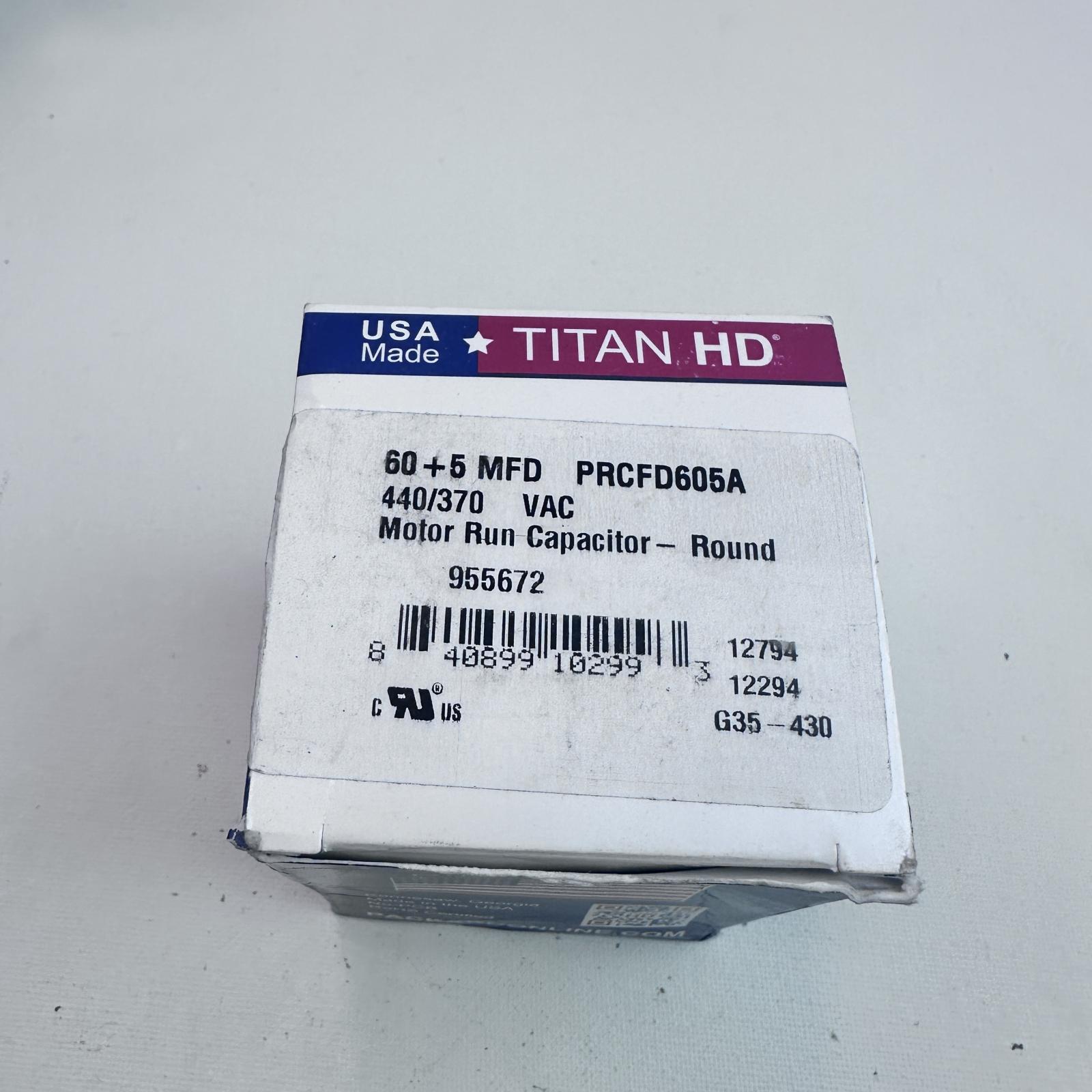 Titan HD PRCFD605A Capacitor 60/5 µF ±5%, 440/370V AC - Photo 5