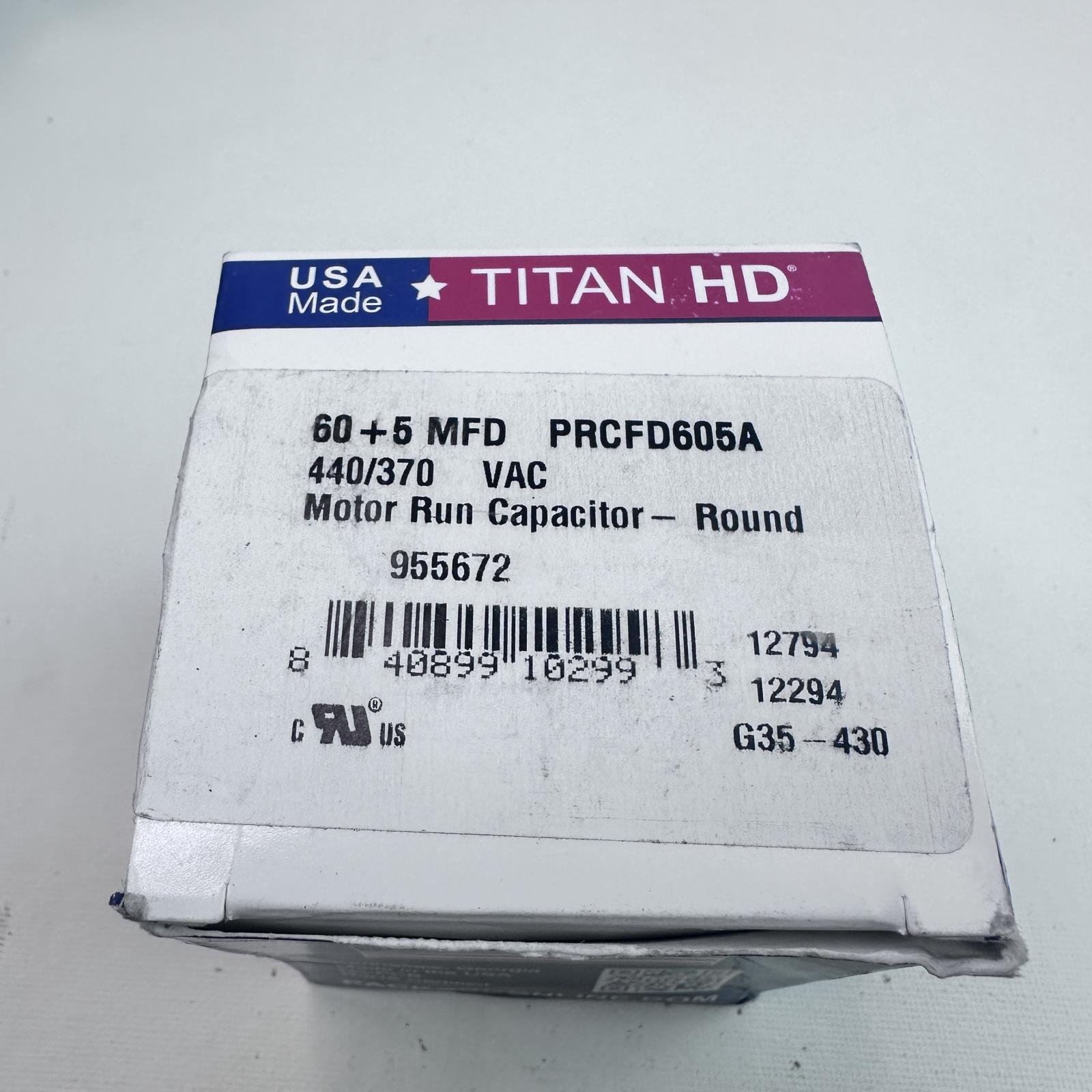 Titan HD PRCFD605A Capacitor 60/5 µF ±5%, 440/370V AC - Photo 3