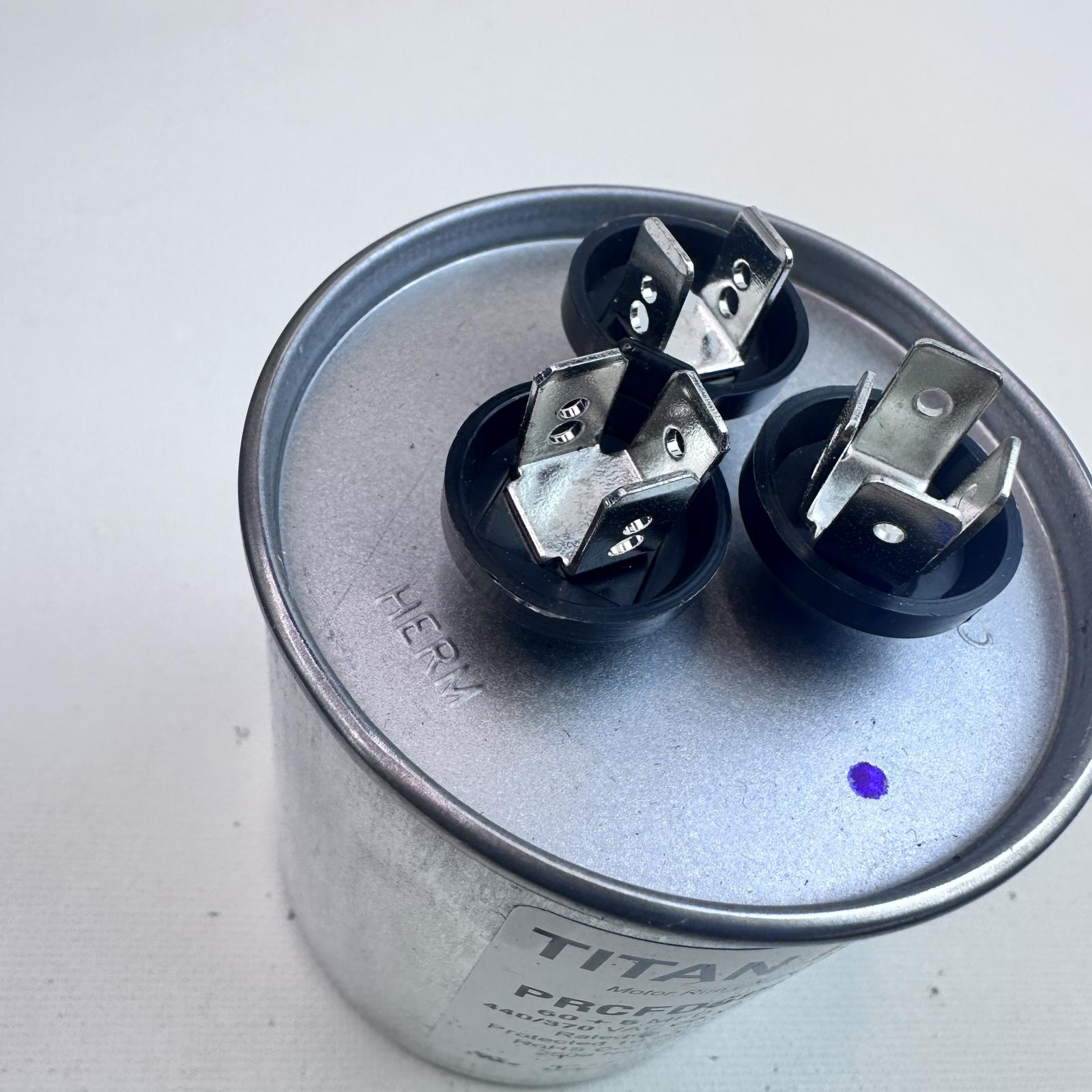 Titan HD PRCFD605A Capacitor 60/5 µF ±5%, 440/370V AC - Photo 9