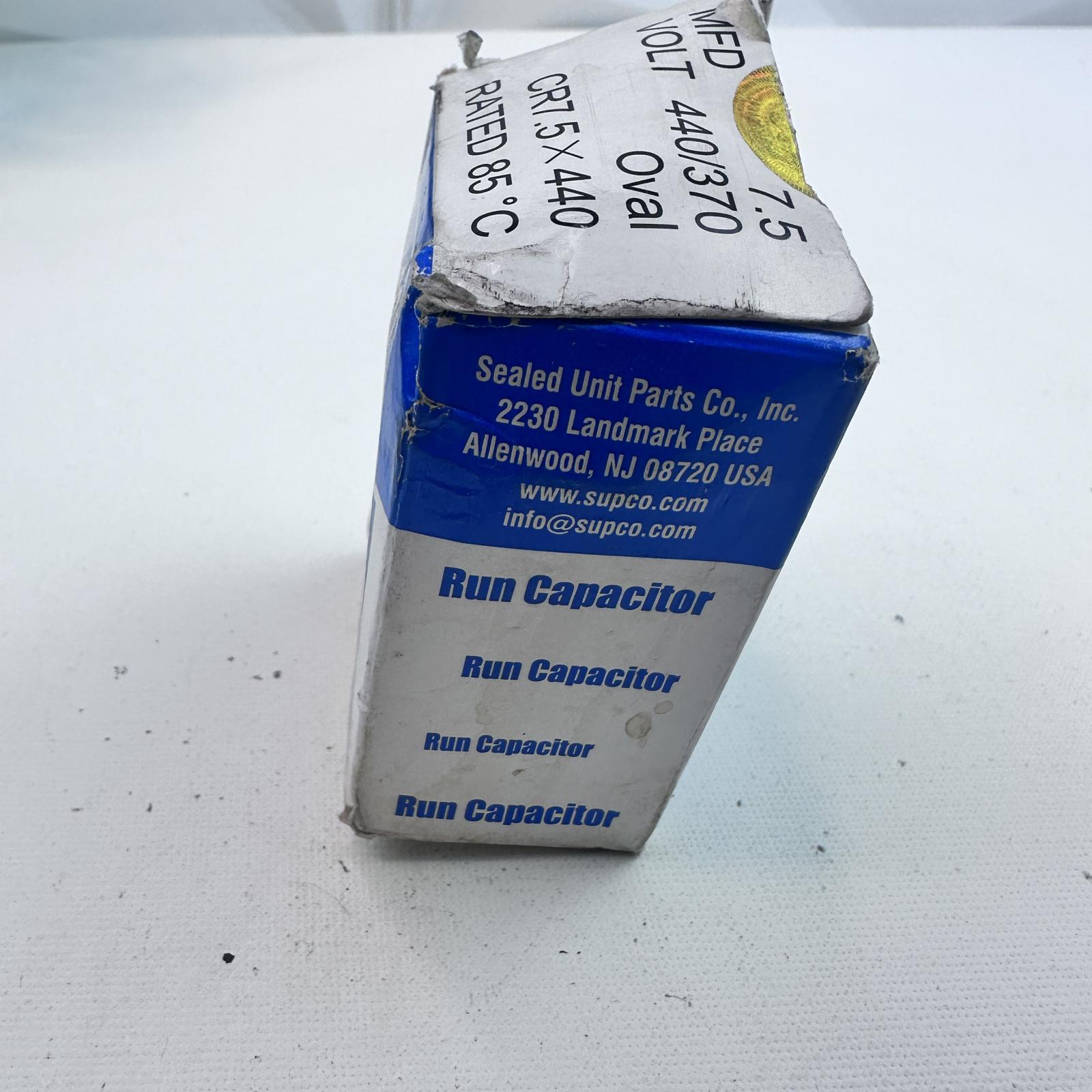 SUPCO CR7.5X440 Capacitor 7.5 µF ±5%, 440/370V AC - Photo 9