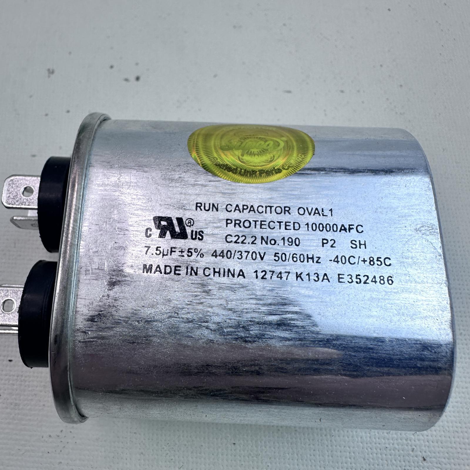 SUPCO CR7.5X440 Capacitor 7.5 µF ±5%, 440/370V AC - Photo 10