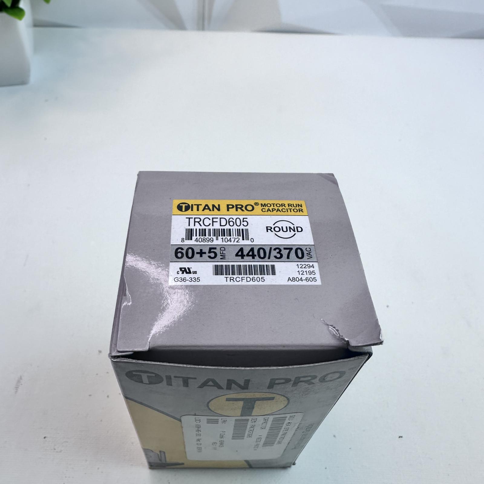 Titan Pro TRCFD605 Capacitor 60/5 µF ±5%, 440/370V AC - Photo 4