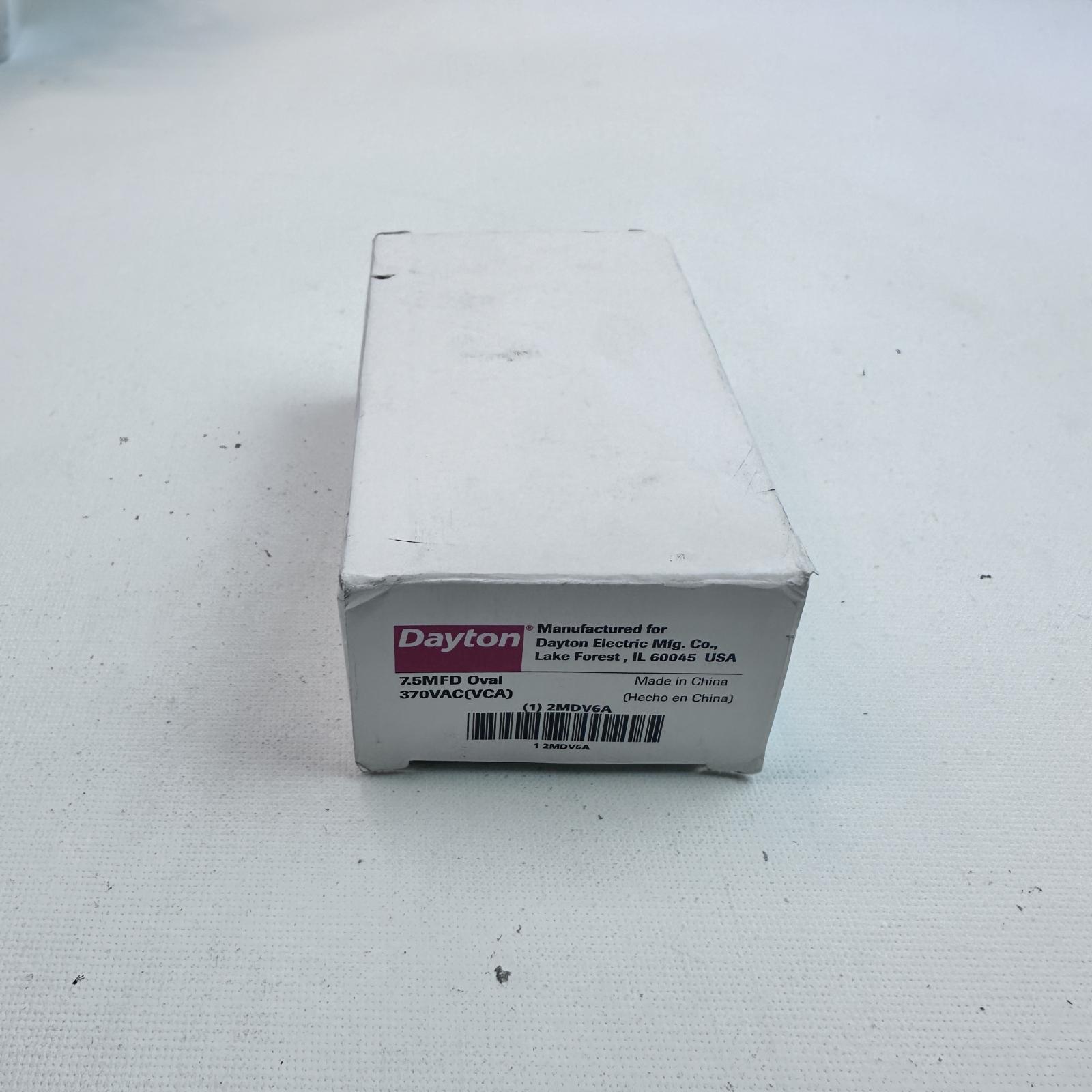 Dayton 2MDV6A Capacitor 7.5 µF ±5%, 370V AC - Photo 3