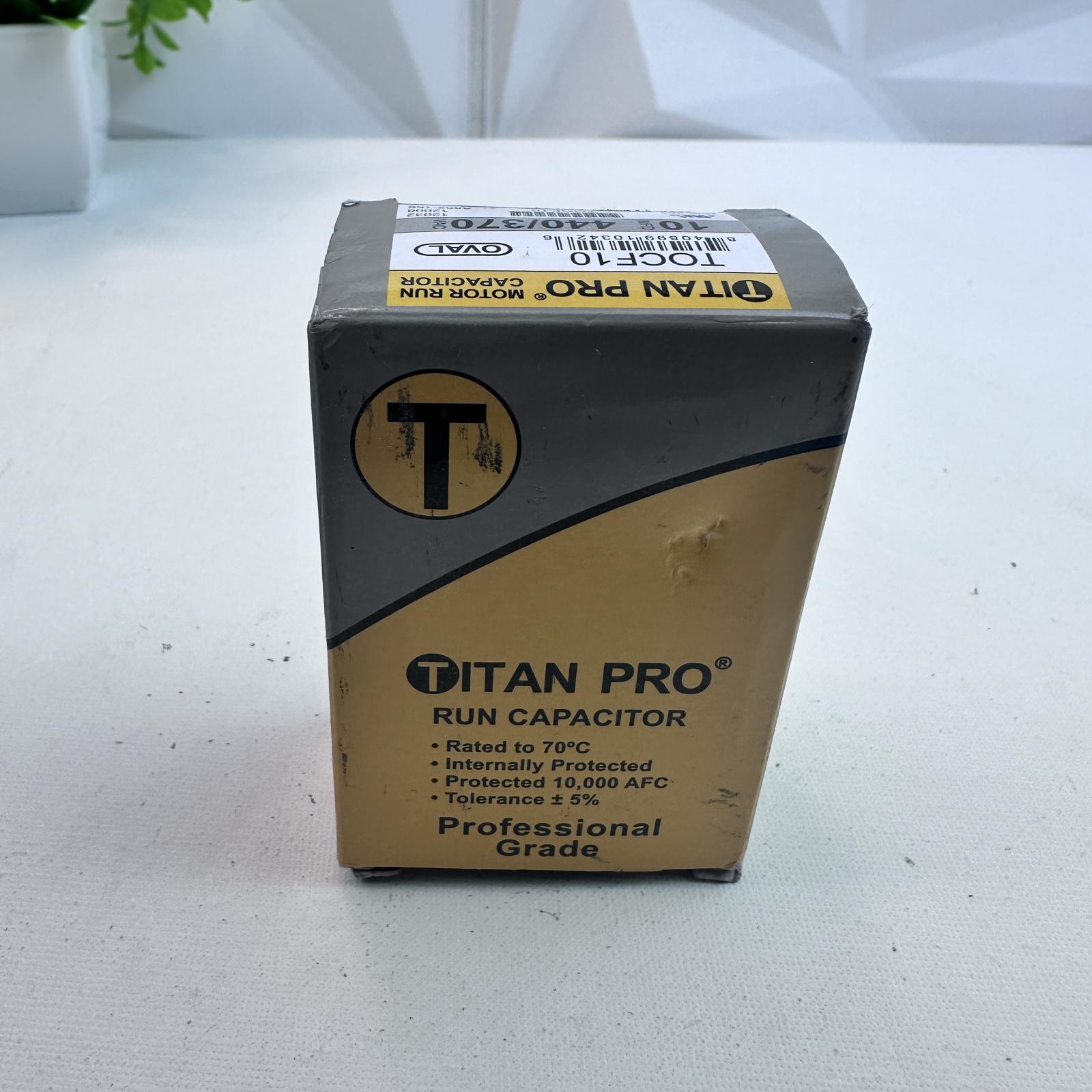 Titan Pro TOCF10 Capacitor 10 µF ±5%, 440/370V AC - Photo 2