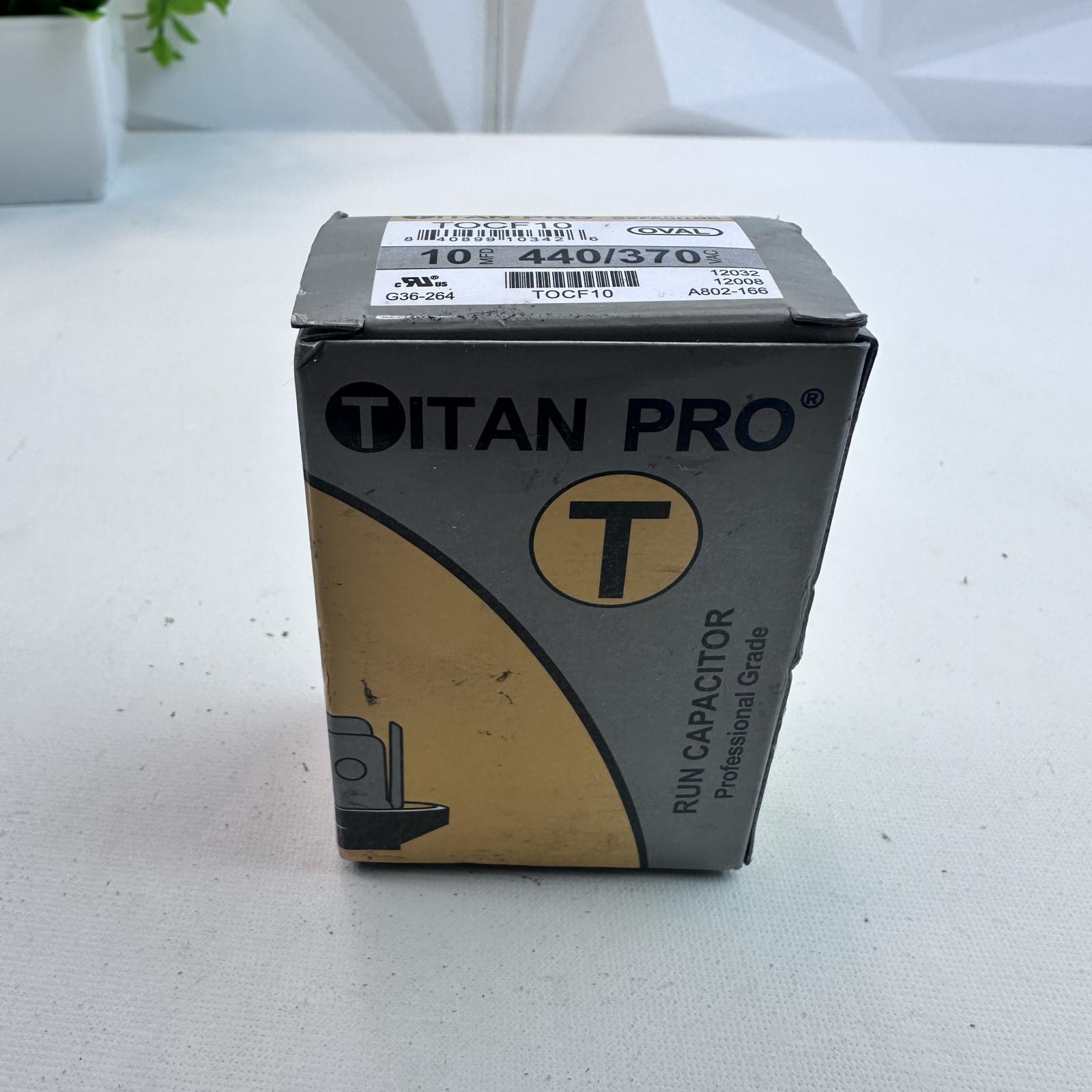 Titan Pro TOCF10 Capacitor 10 µF ±5%, 440/370V AC - Photo 5