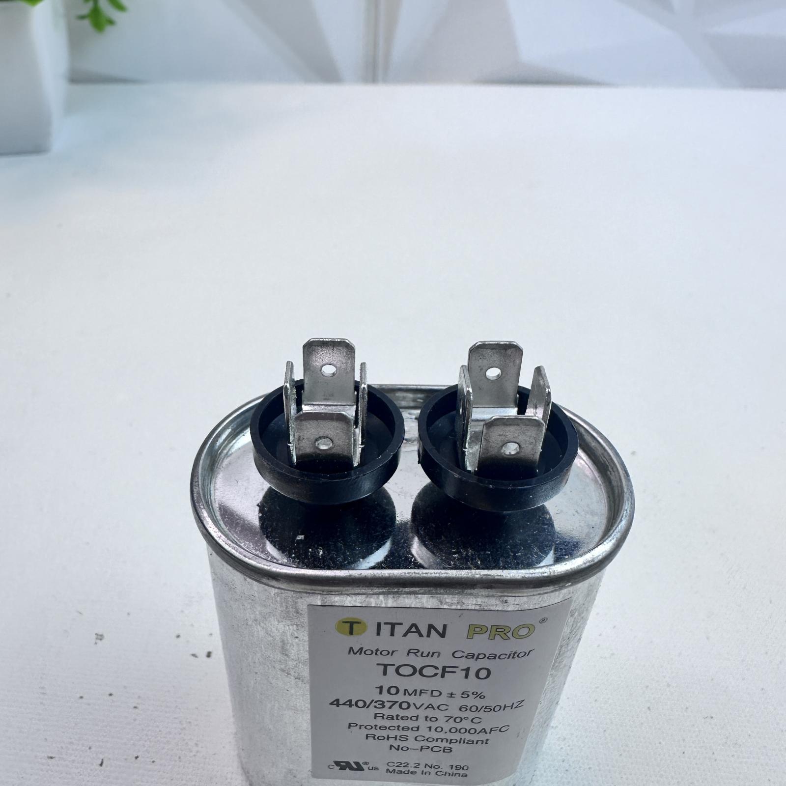 Titan Pro TOCF10 Capacitor 10 µF ±5%, 440/370V AC - Photo 4