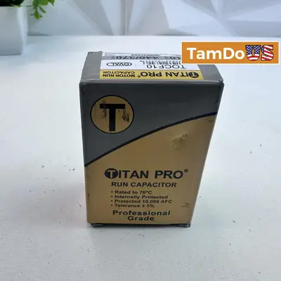 Titan Pro TOCF10 Capacitor 10 µF ±5%, 440/370V AC at Electrical Equipment & Supplies in new condition