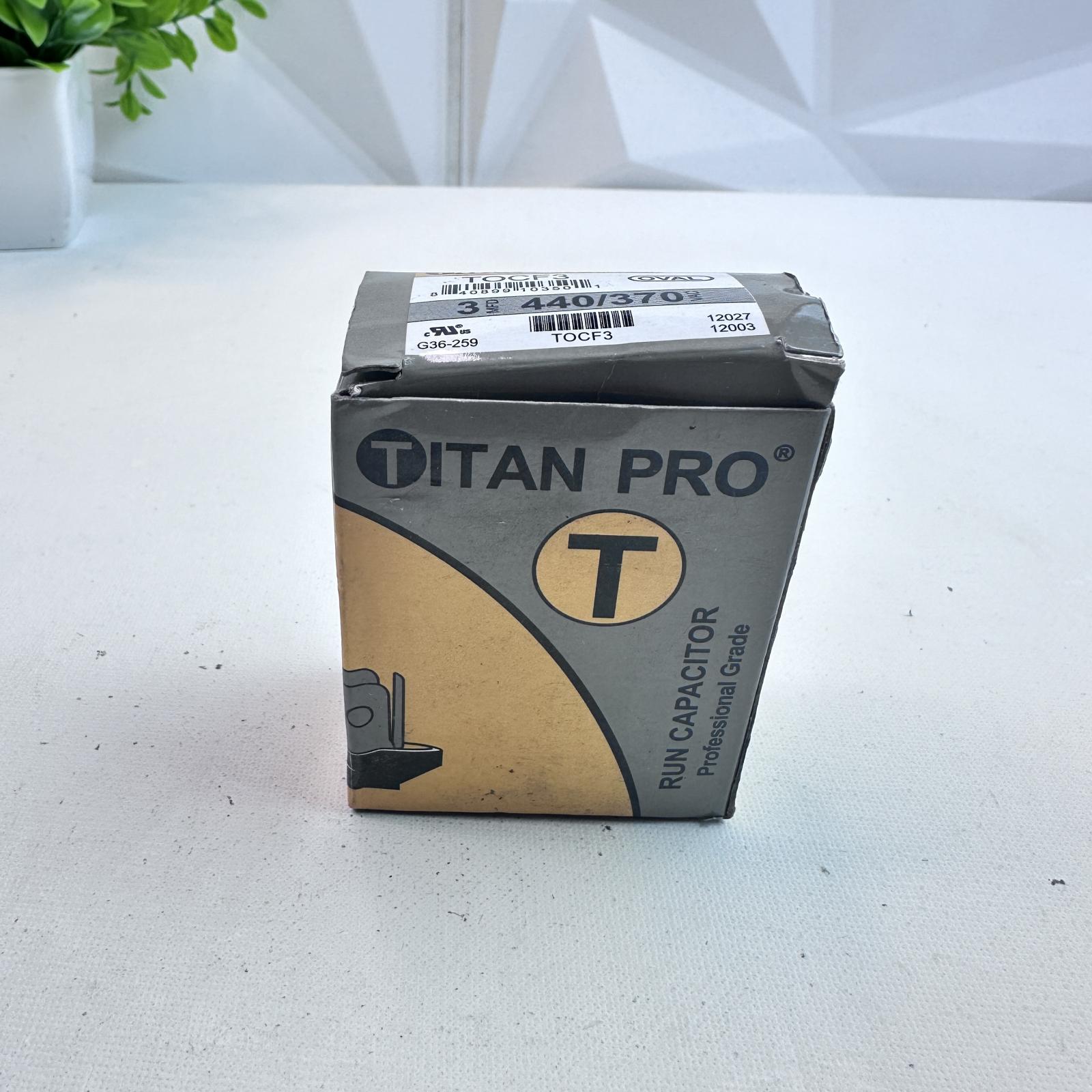 Titan Pro TOCF3 Capacitor 3 µF ±5%, 440/370V AC - Photo 2